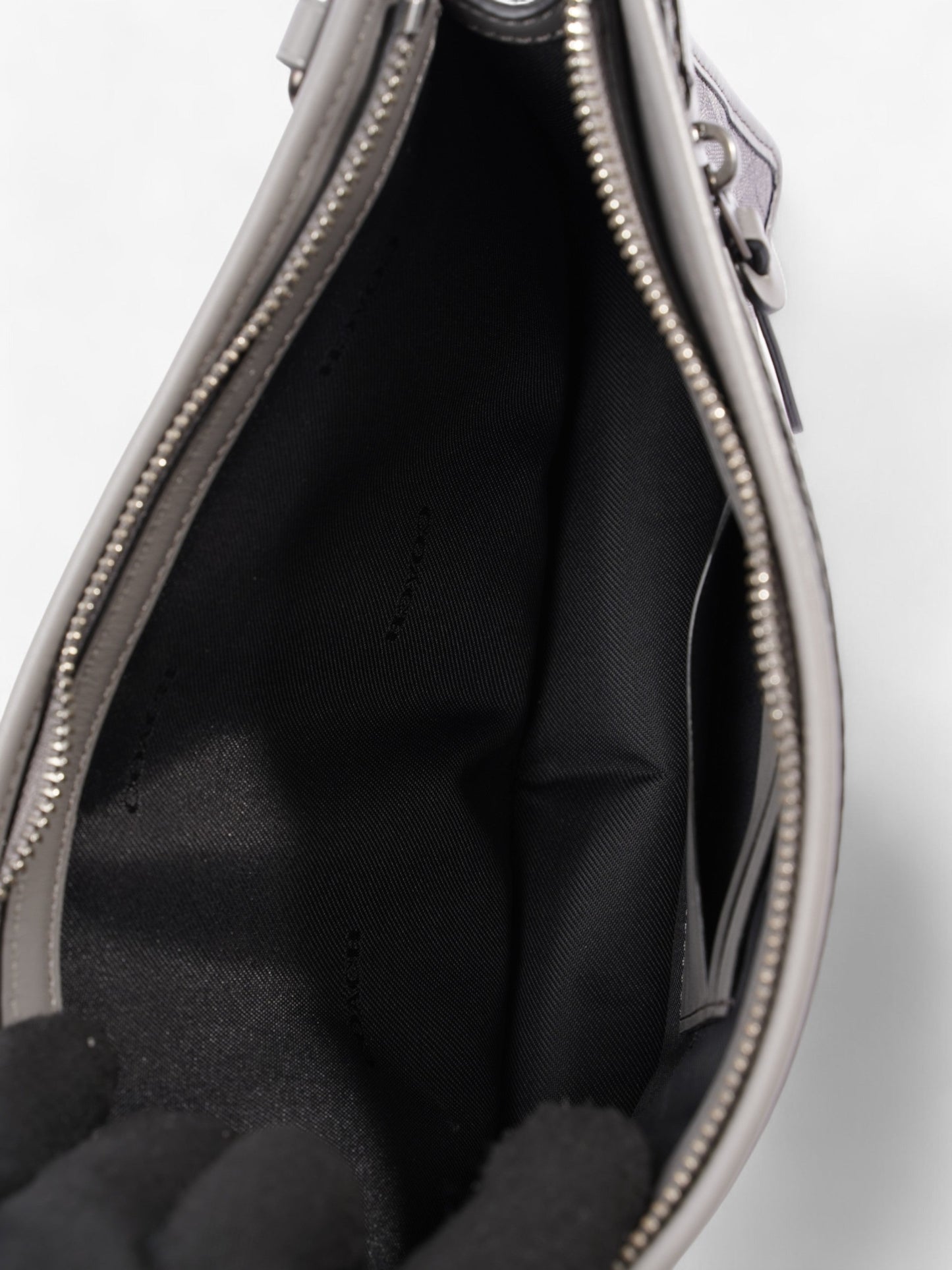Coach Rivington Convertible Pouch  Grey Signature Jacquard Canvas