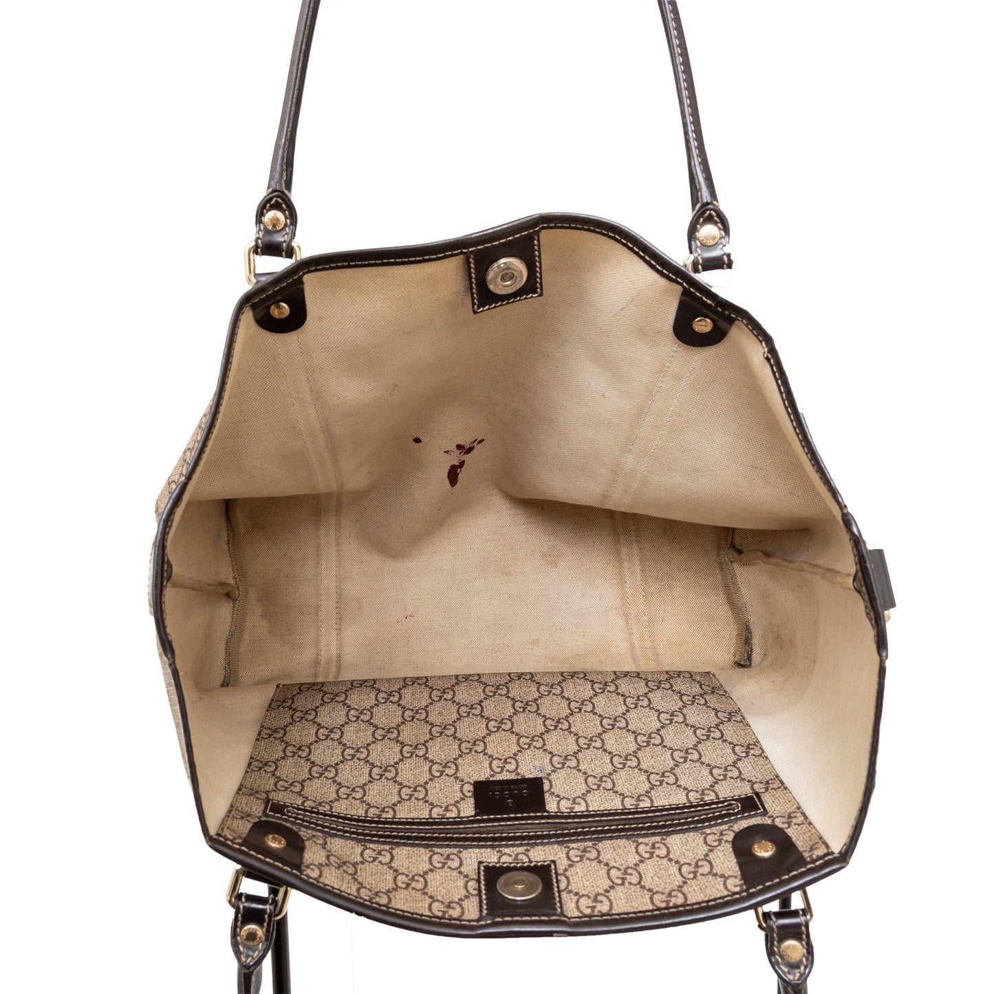 GLM-- Monogram Canvas Tattoo Heart Tote Bag - '10s