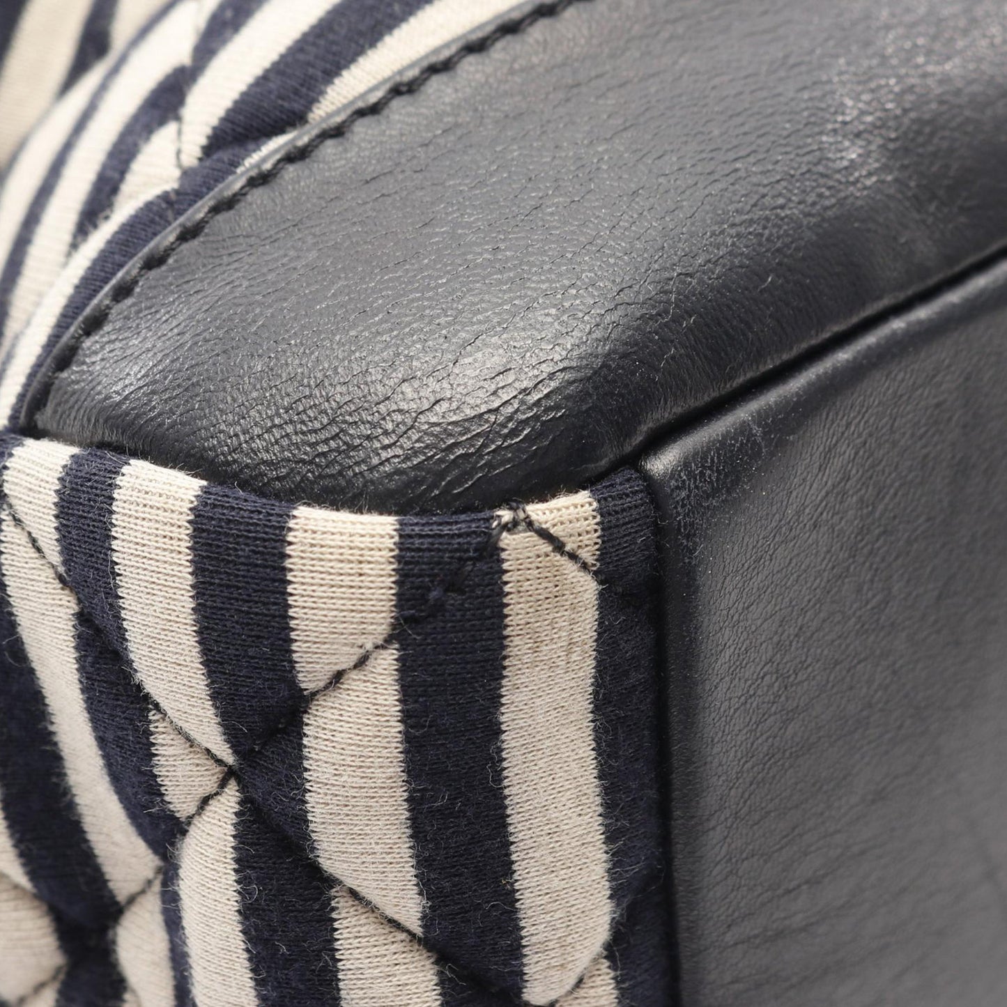 Chanel Quilted Jersey And Lambskin Coco Sailor Camera Bag