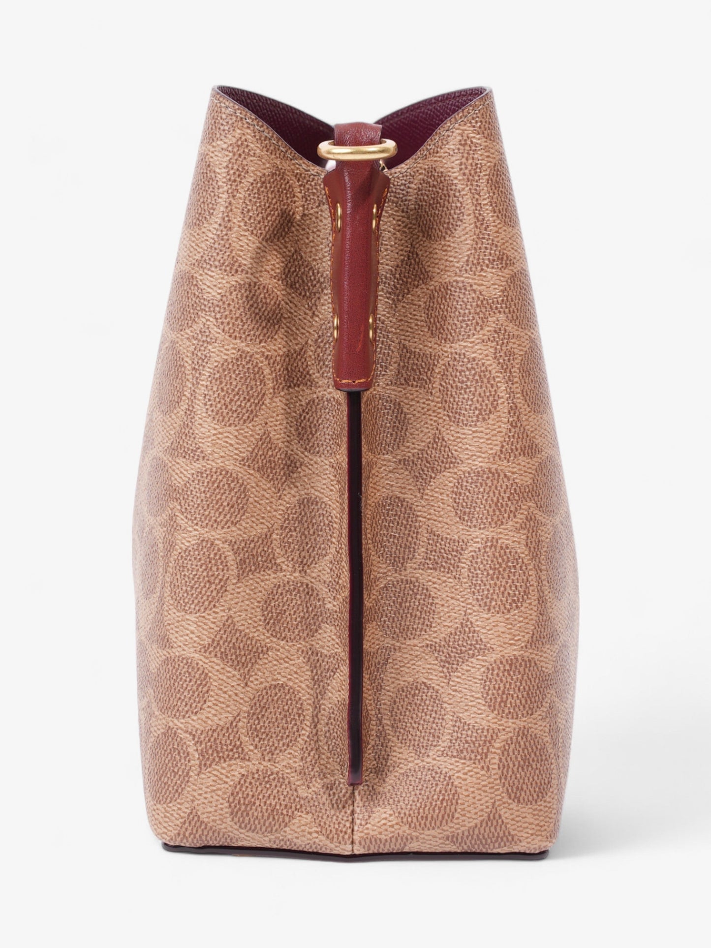 Coach Willow Bucket Bag Brown / Beige Canvas