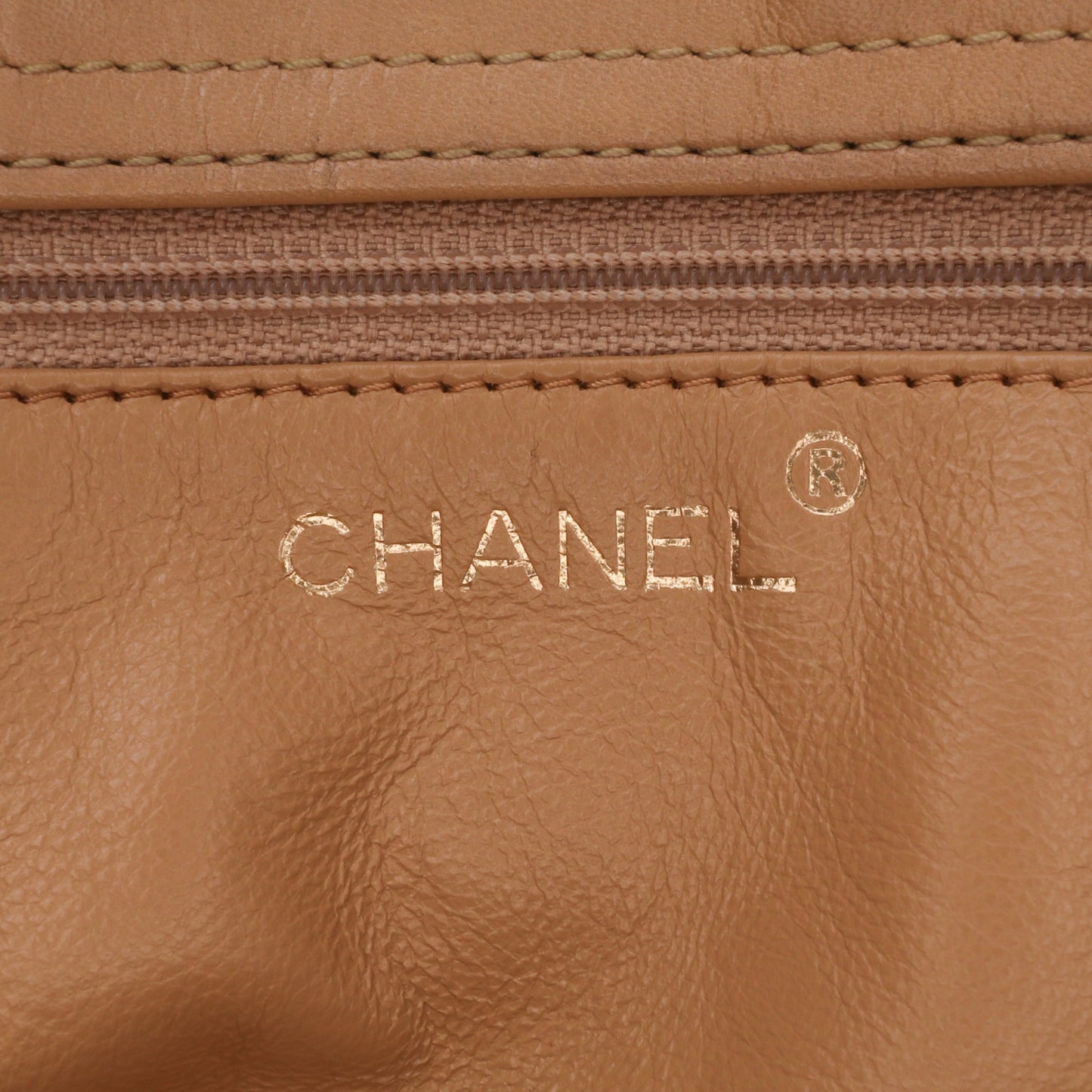 Chanel Cc Quilted Lambskin Chain Shoulder Bag