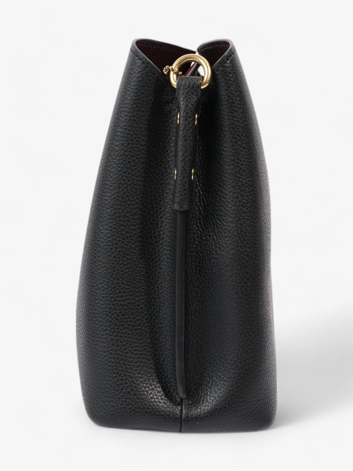Coach Willow Bucket Bag Black Grained Leather