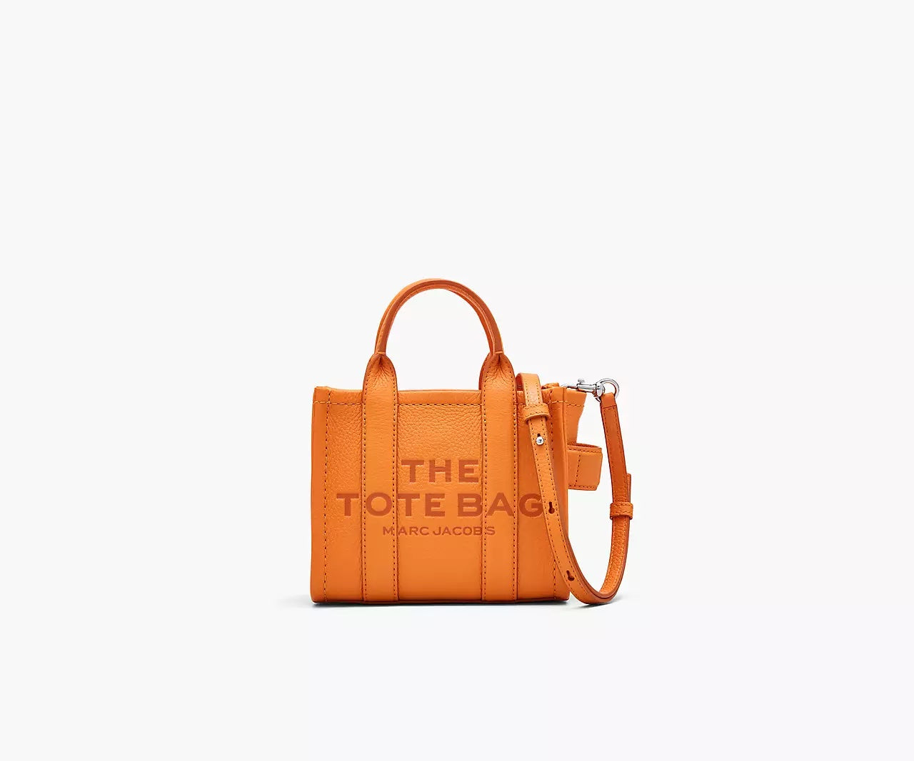 MARC JACOBS THE LEATHER CROSSBODY NANO TOTE BAG