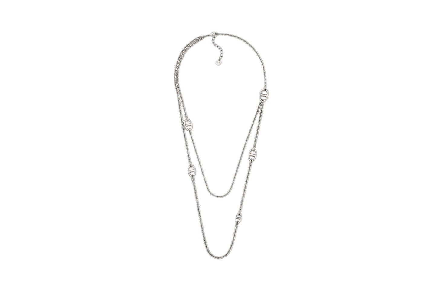 DOUBLE CHAIN CD NECKLACE