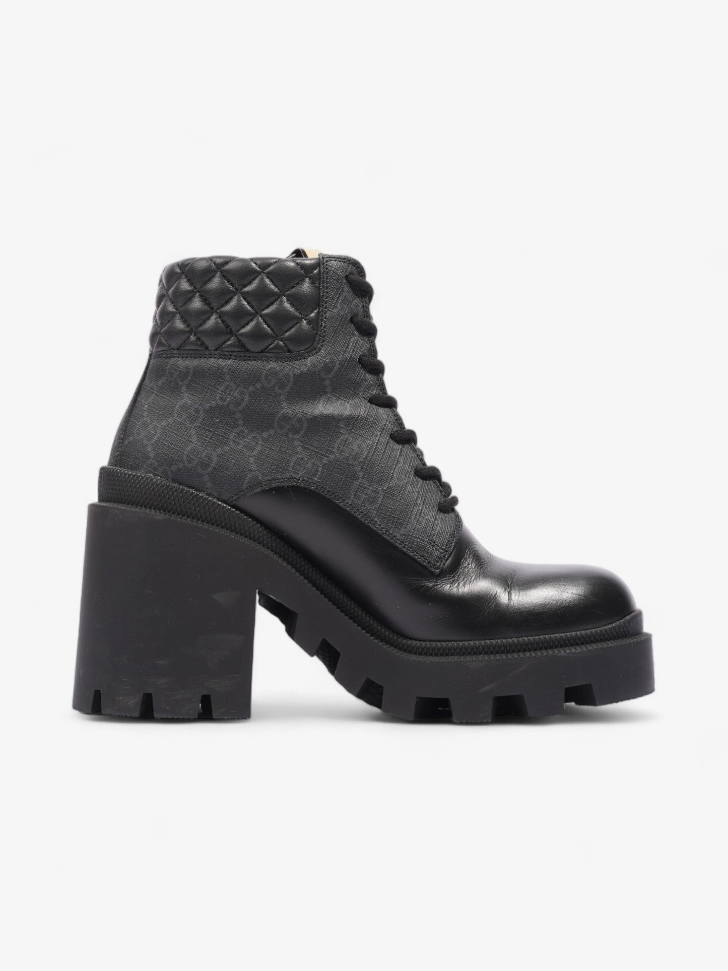 Gucci GG Bootie Black Leather EU 39 UK 6