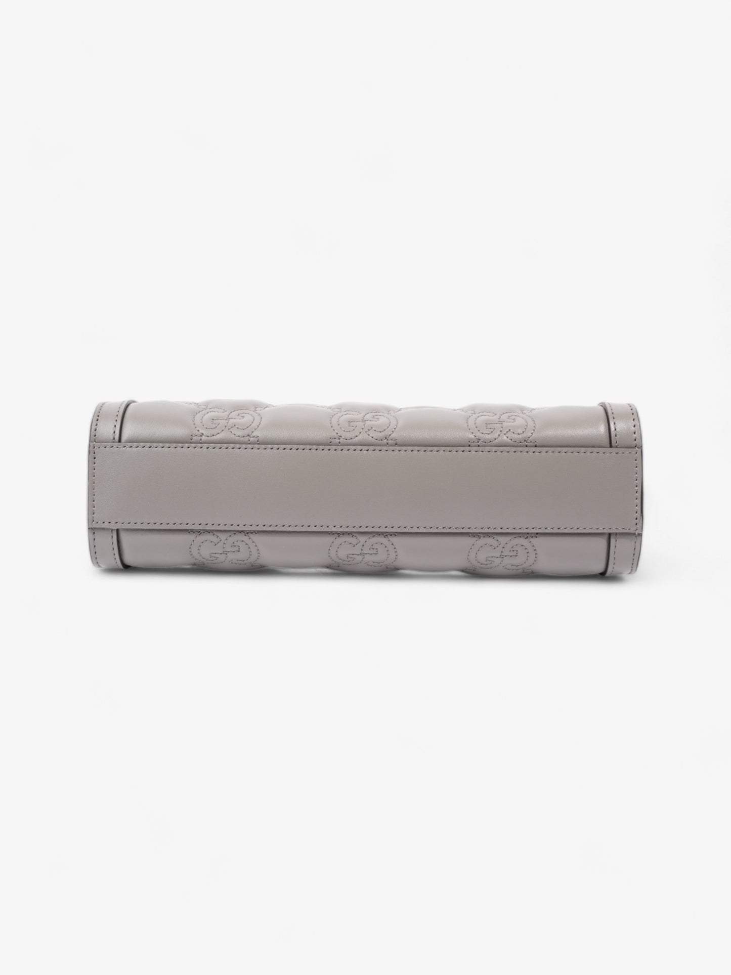 Gucci GG Matelass茅 Grey Matelasse Leather Small