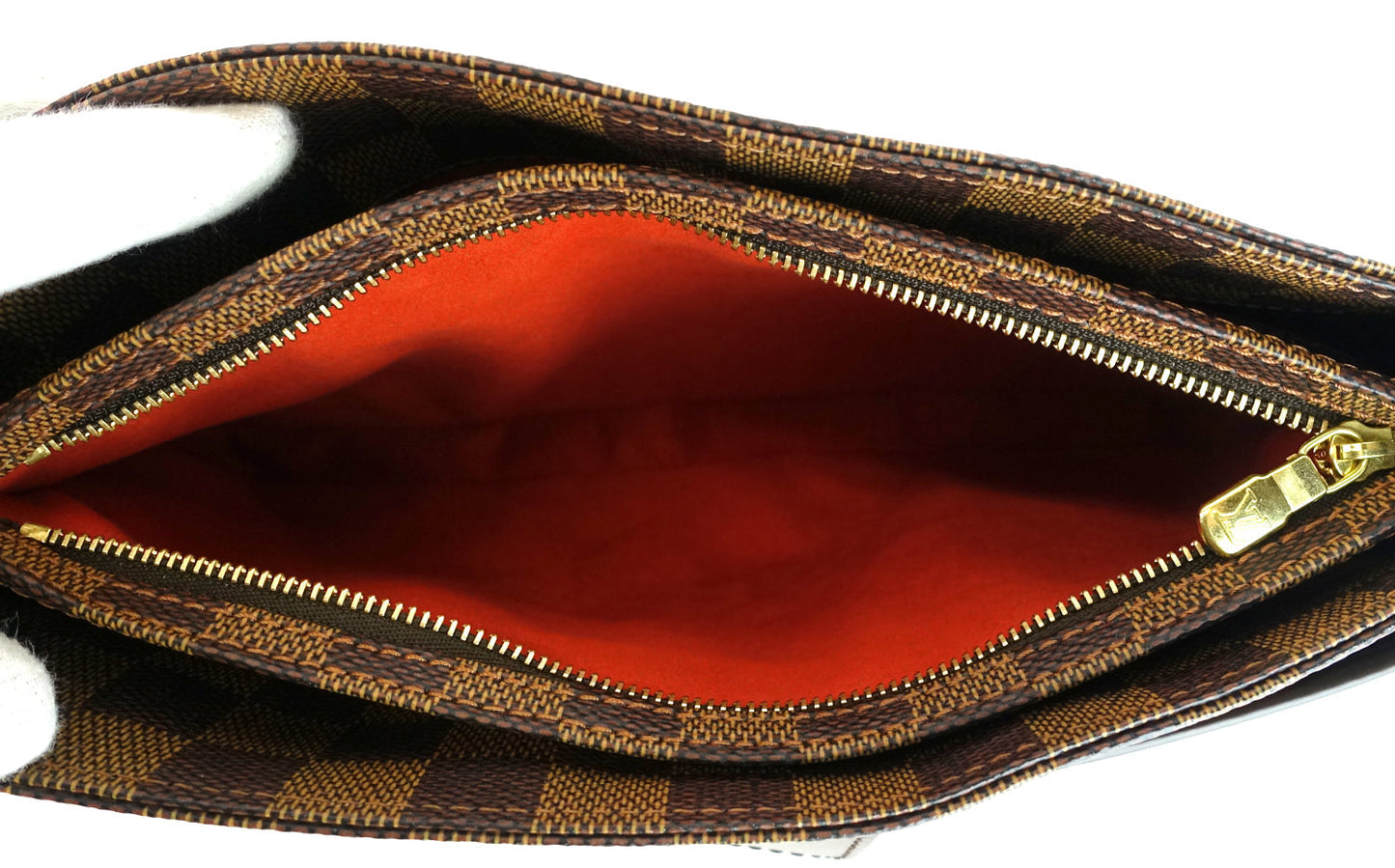 Louis Vuitto Aubagne Damier Ebene Canvas Shoulder Bag