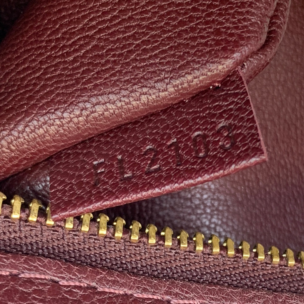 Louis Vuitto Lockit MM Monogram Canvas Handbag