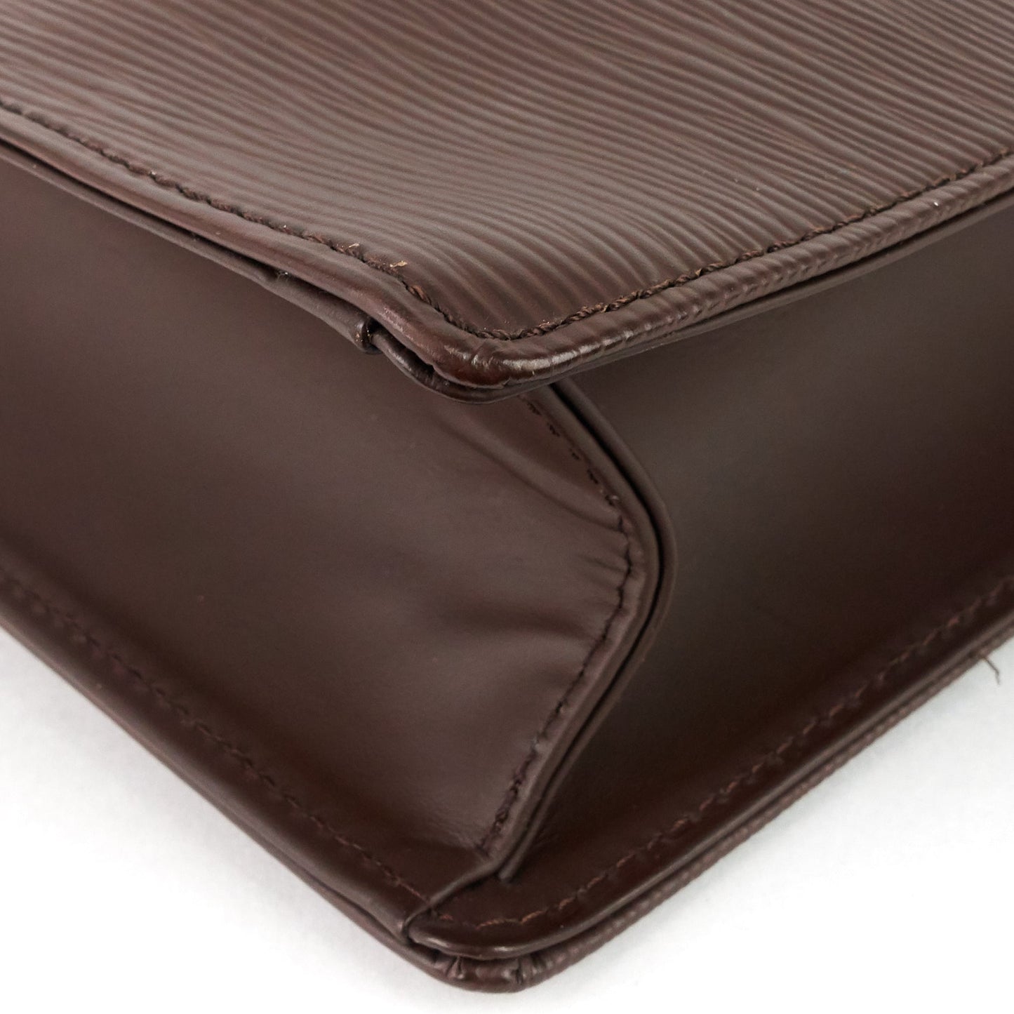 Louis Vuitto Sac Plat GM Brown Epi Leather Bag