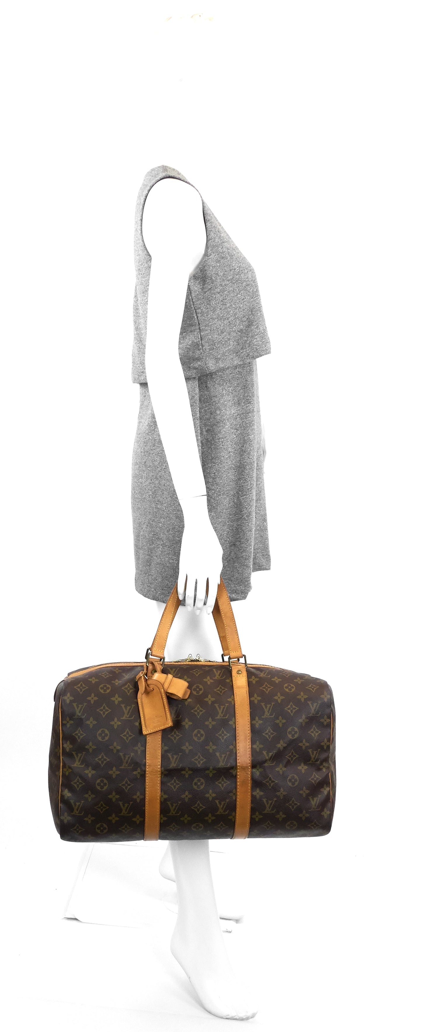 Louis Vuitto Sac Souple 45 Monogram Canvas Duffle Bag