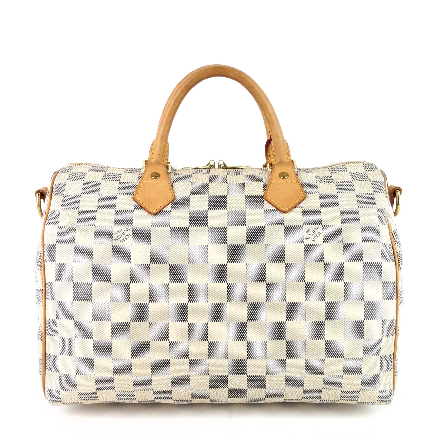 Louis Vuitto Speedy 30 Bandouliere Damier Azur Canvas Bag