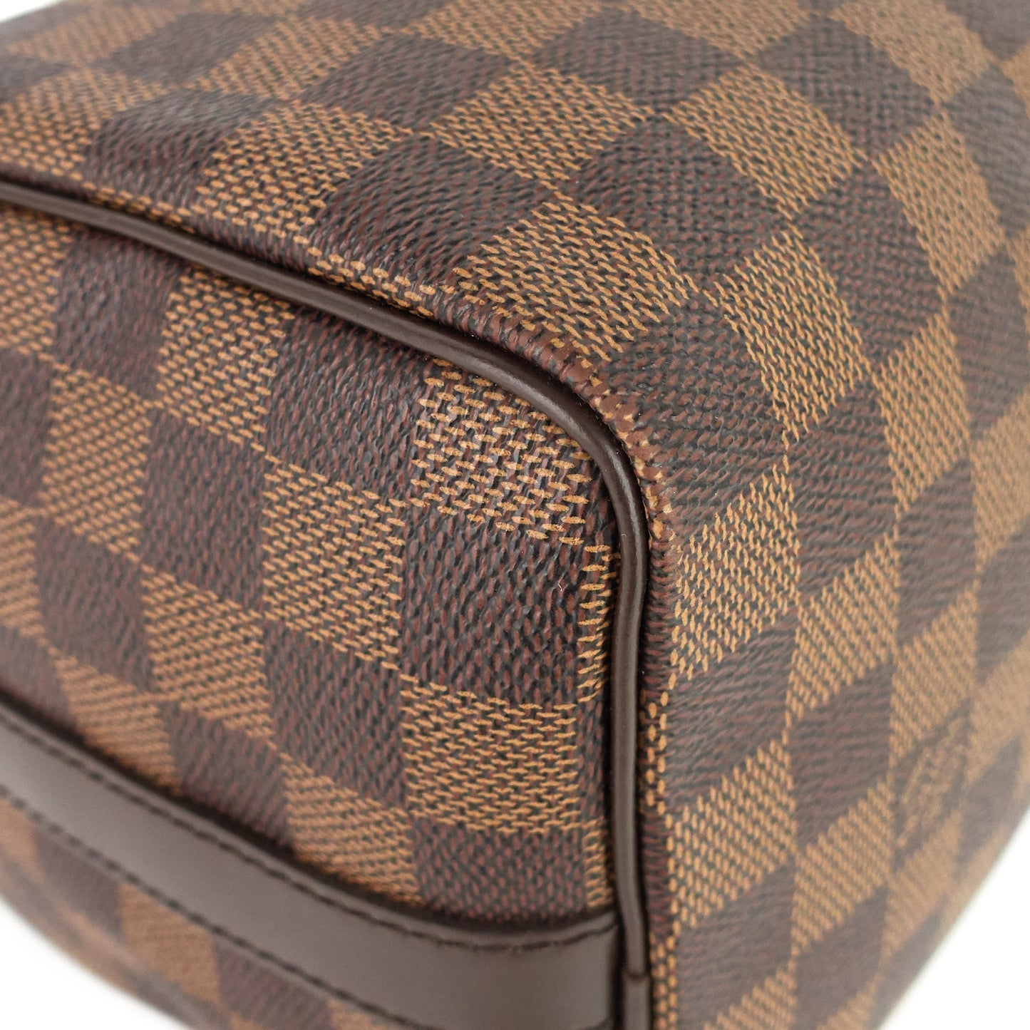 Louis Vuitto Speedy BandouliÃ¨re 25 Damier Ebene Canvas Bag