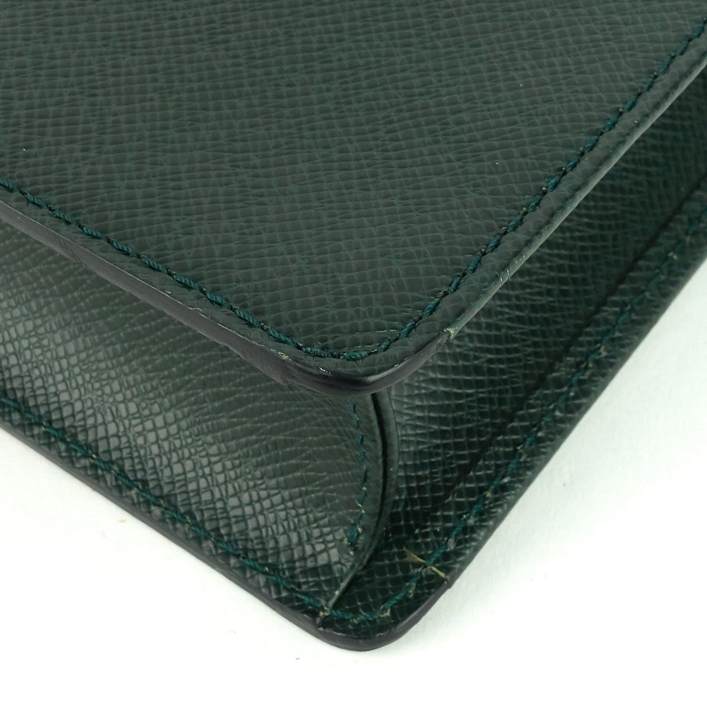 Louis Vuitto Serviette Kourad Taiga Leather Briefcase Bag