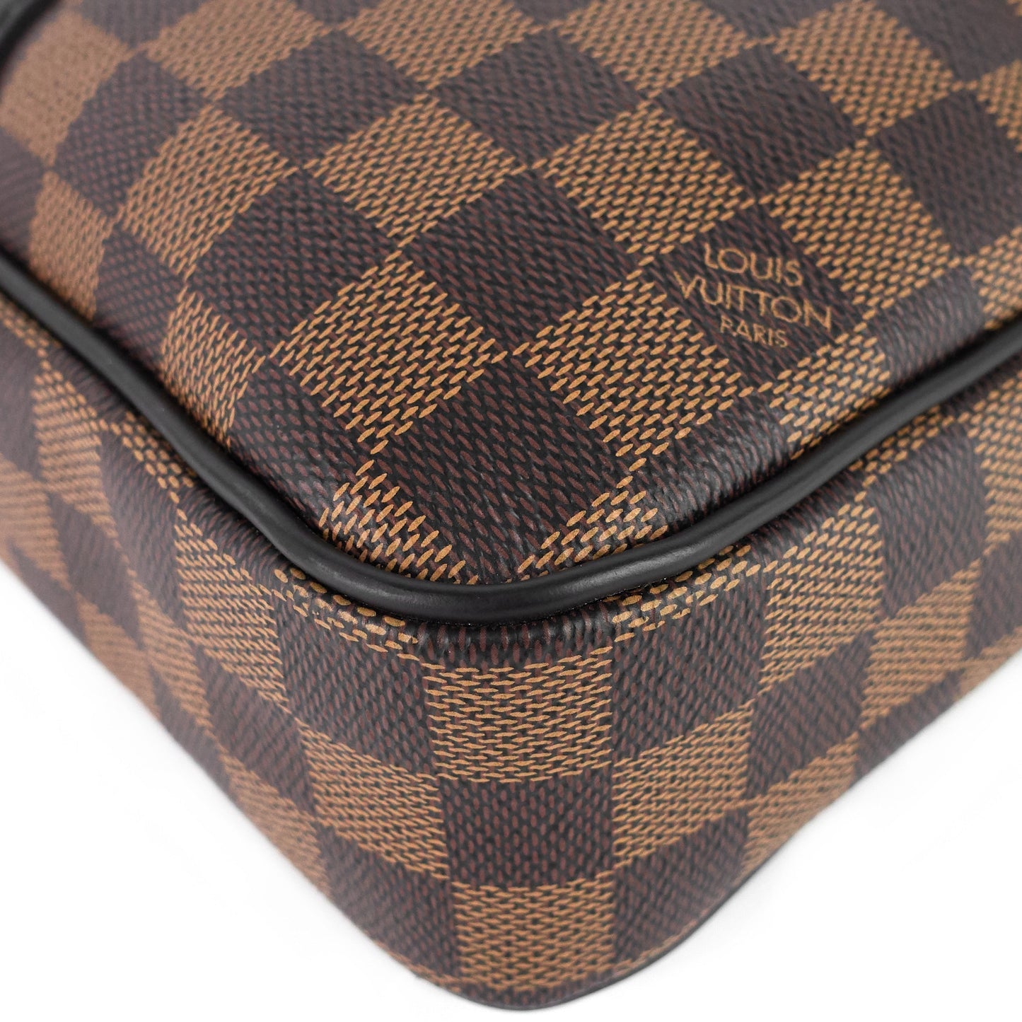 Louis Vuitto Porte-Documents Voyage PM Damier Ebene Canvas Briefcase Bag
