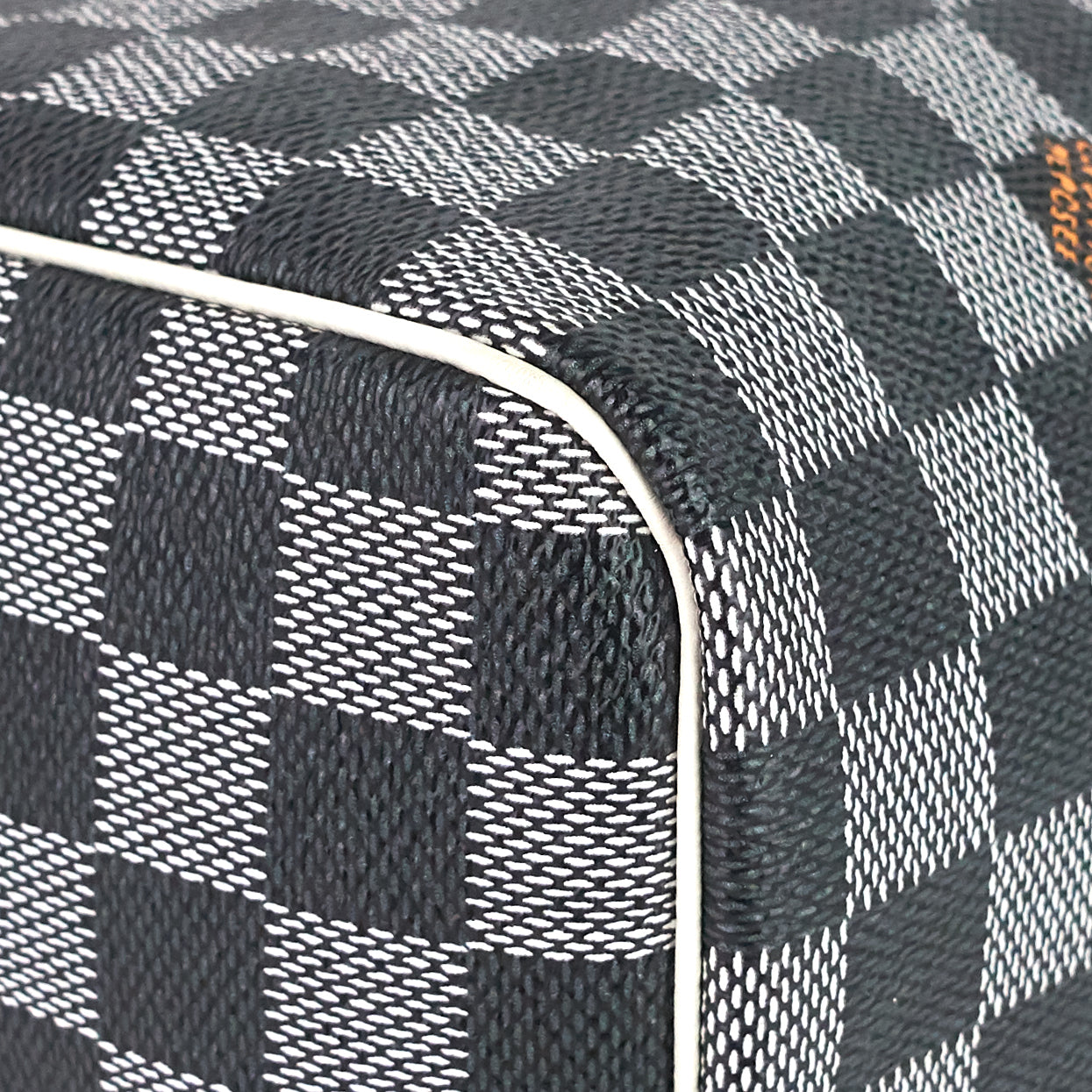 Louis Vuitto Speedy 30 BandouliÃ¨re Black White Damier Canvas Bag