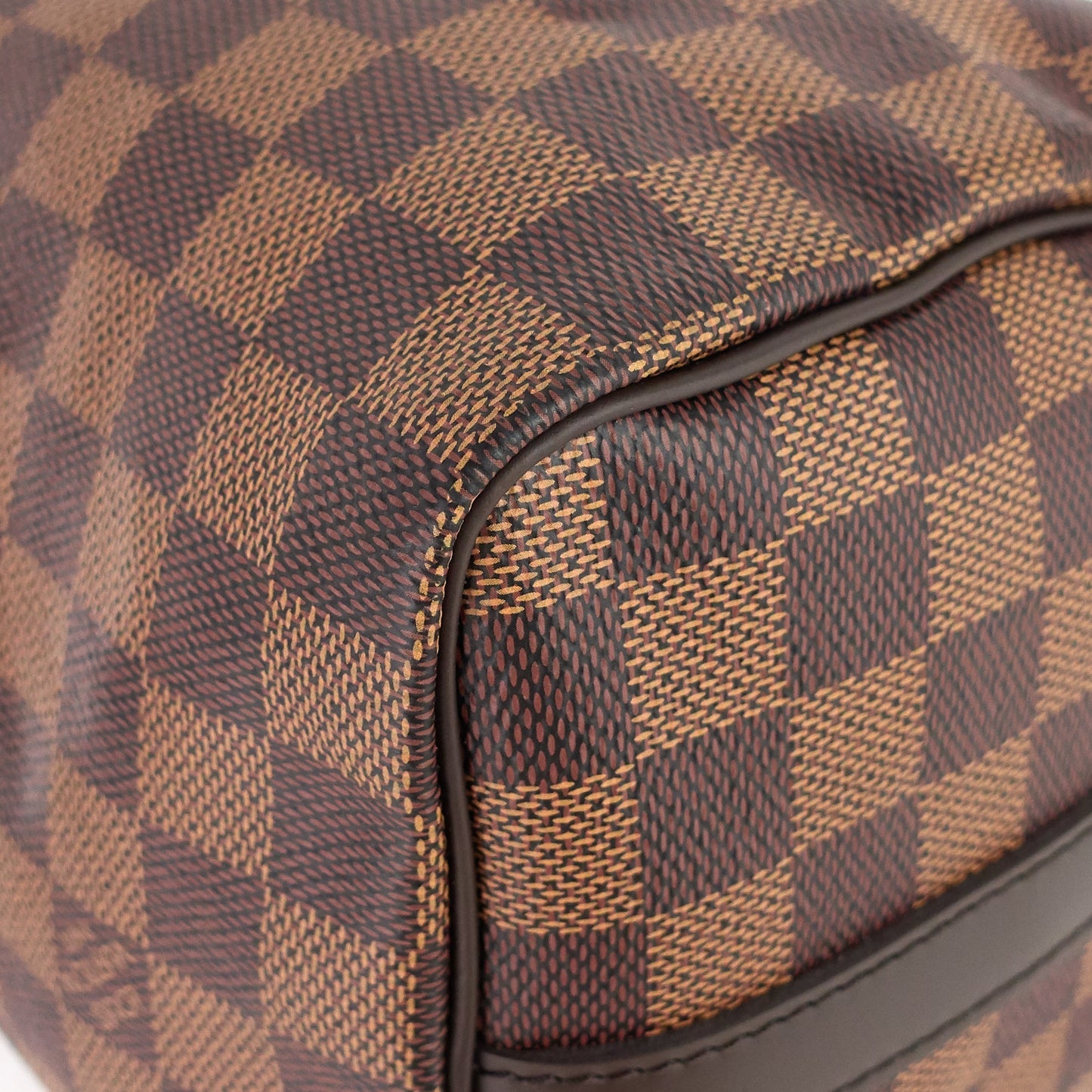 Louis Vuitto Speedy 25 BandouliÃ¨re Damier Ebene Canvas Bag