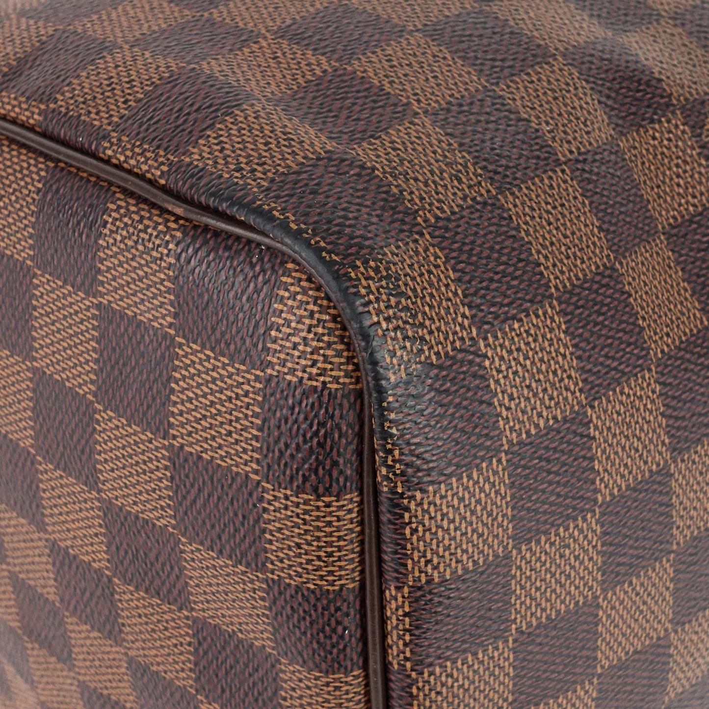Louis Vuitto Speedy 35 Damier Ebene Canvas Bag