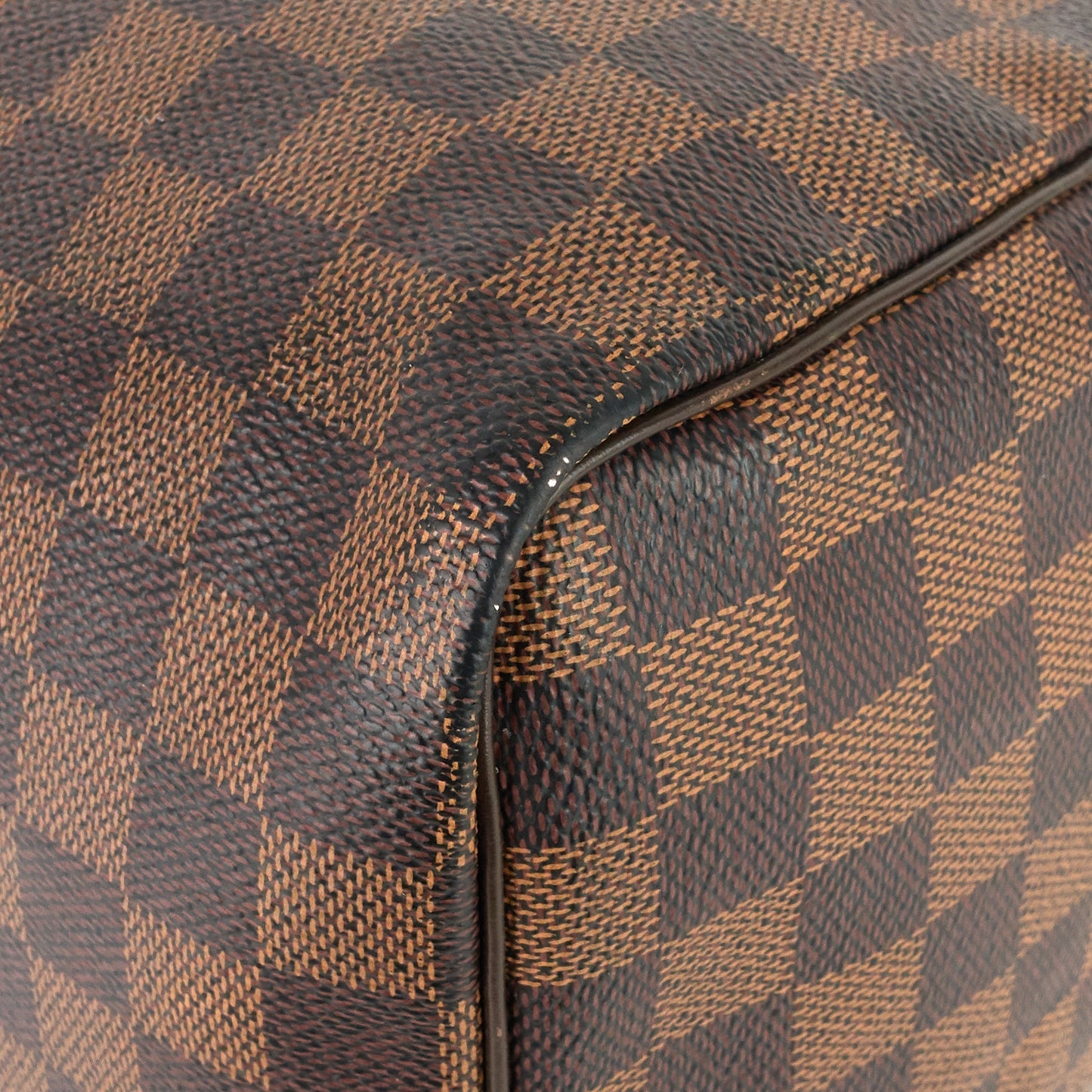 Louis Vuitto Speedy 35 Damier Ebene Canvas Bag