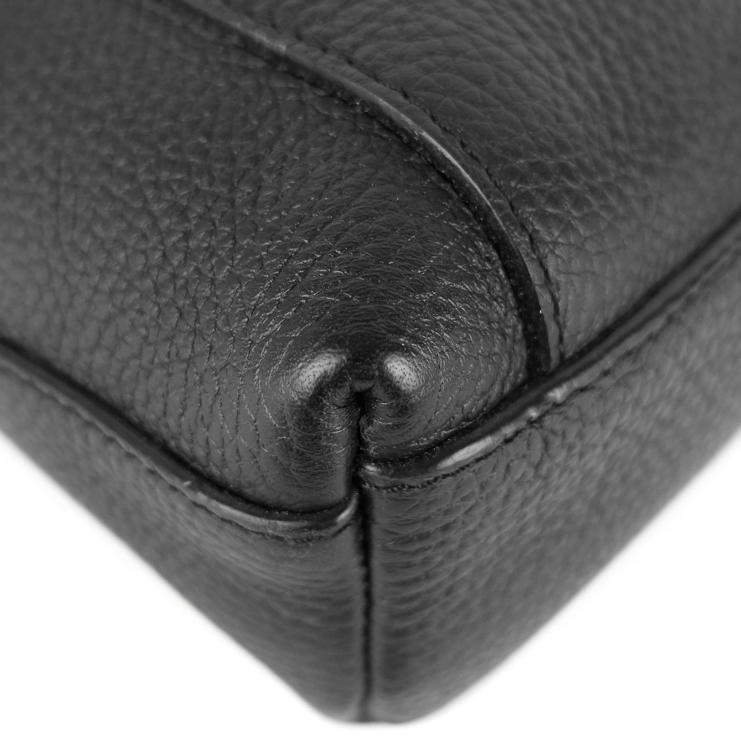 Louis Vuitto Serviette Dorian Taurillon Leather Briefcase Bag