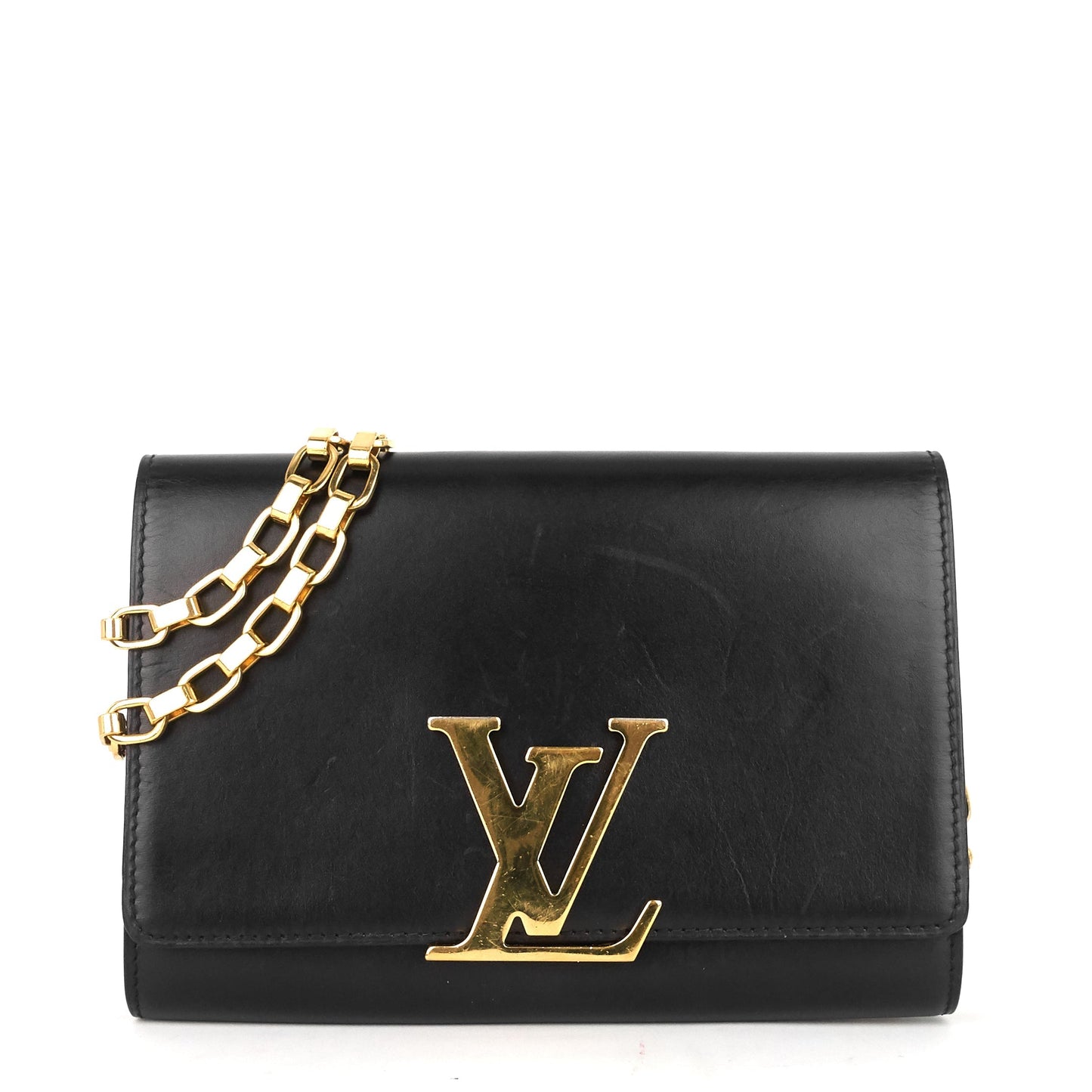 Louis Vuitto Louise GM Calf Leather Chain Bag