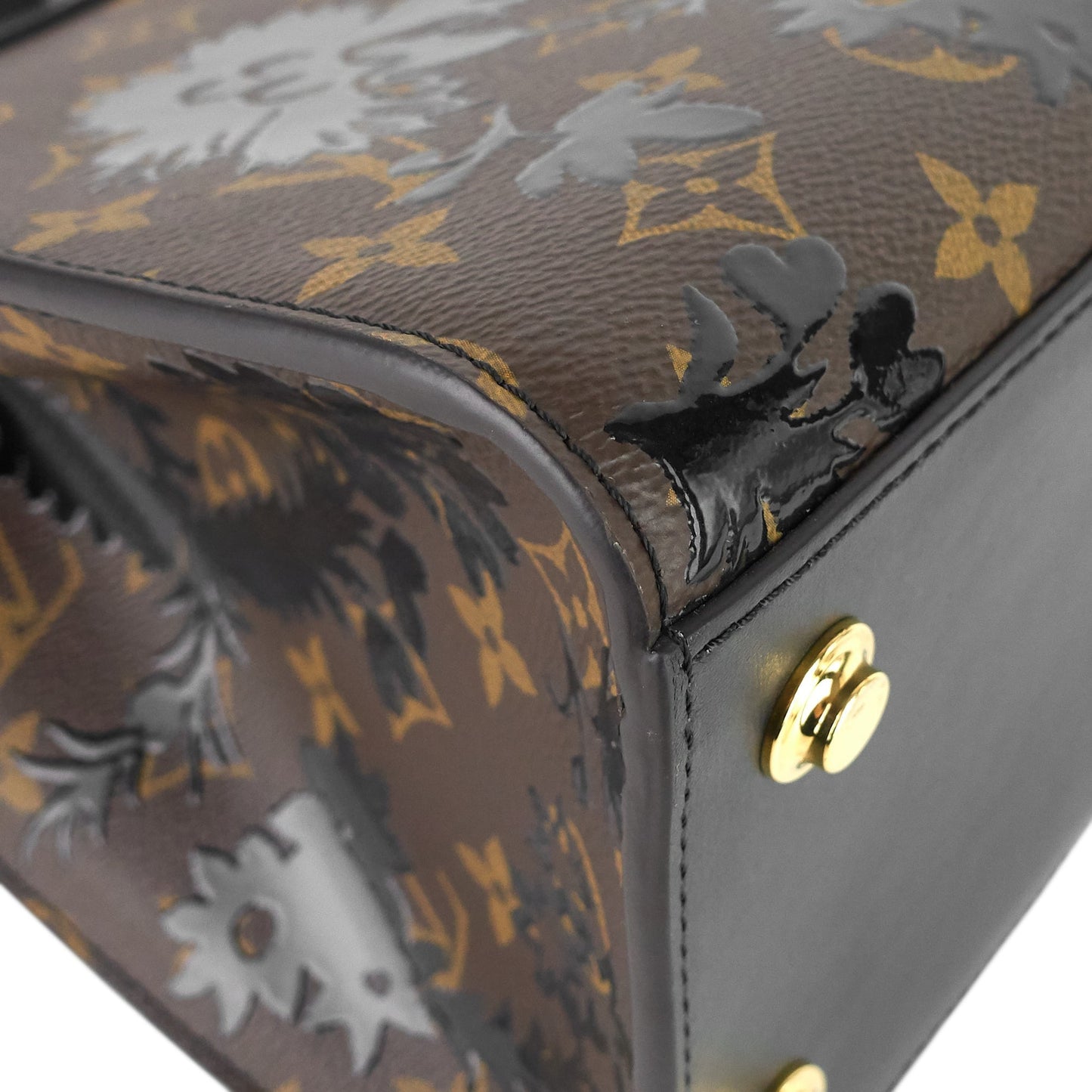 Louis Vuitto City Steamer MM Monogram Blossom Canvas Bag