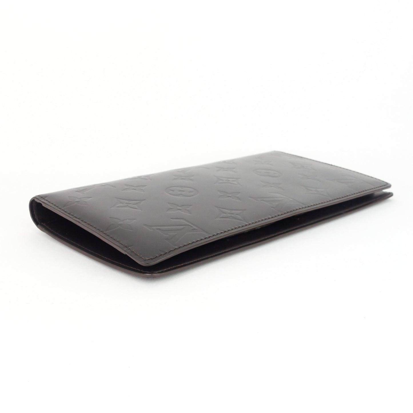 Louis Vuitto Portefeuille Glace Leather Double Wallet