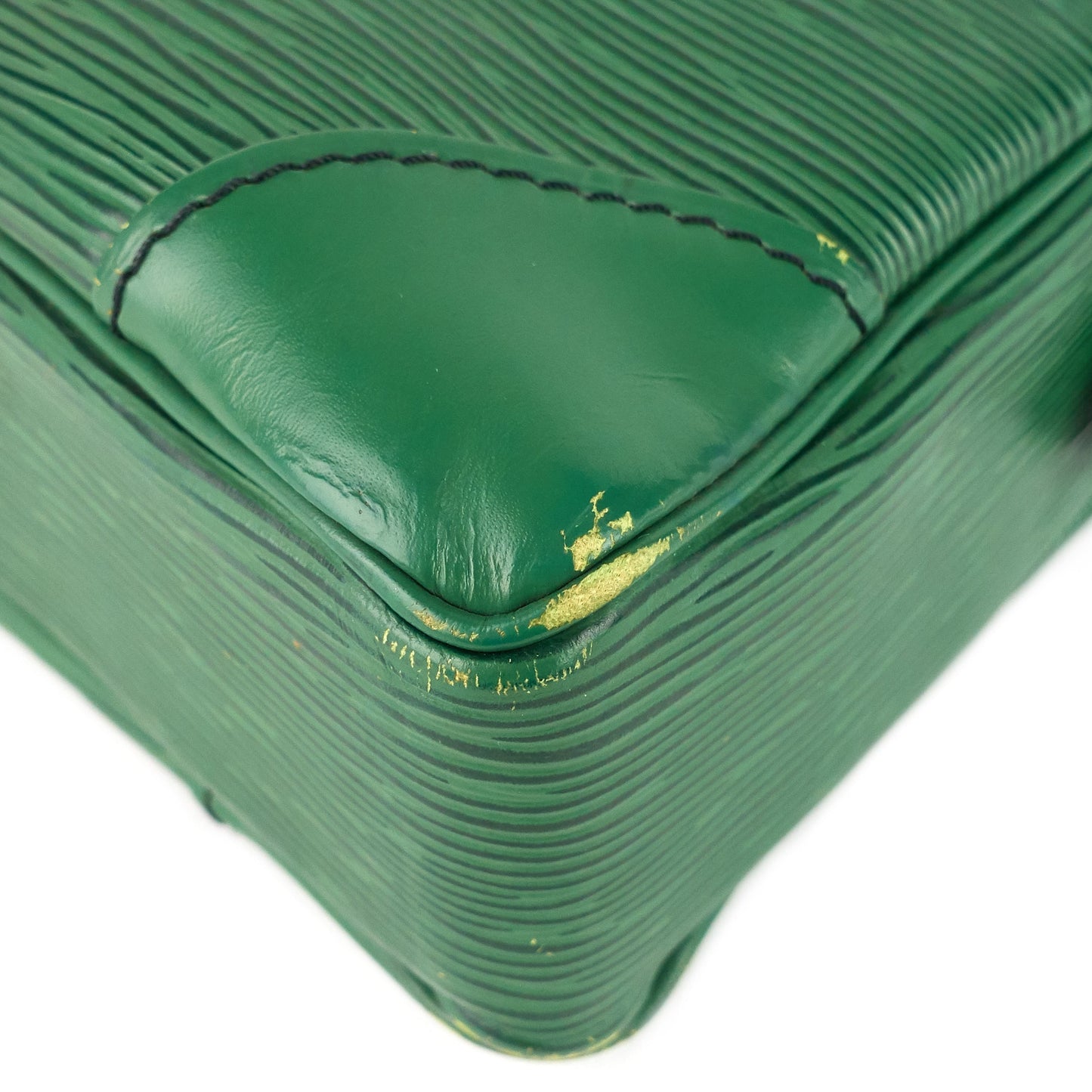 Louis Vuitto Porte-Documents Voyage Green Epi Leather Briefcase Bag