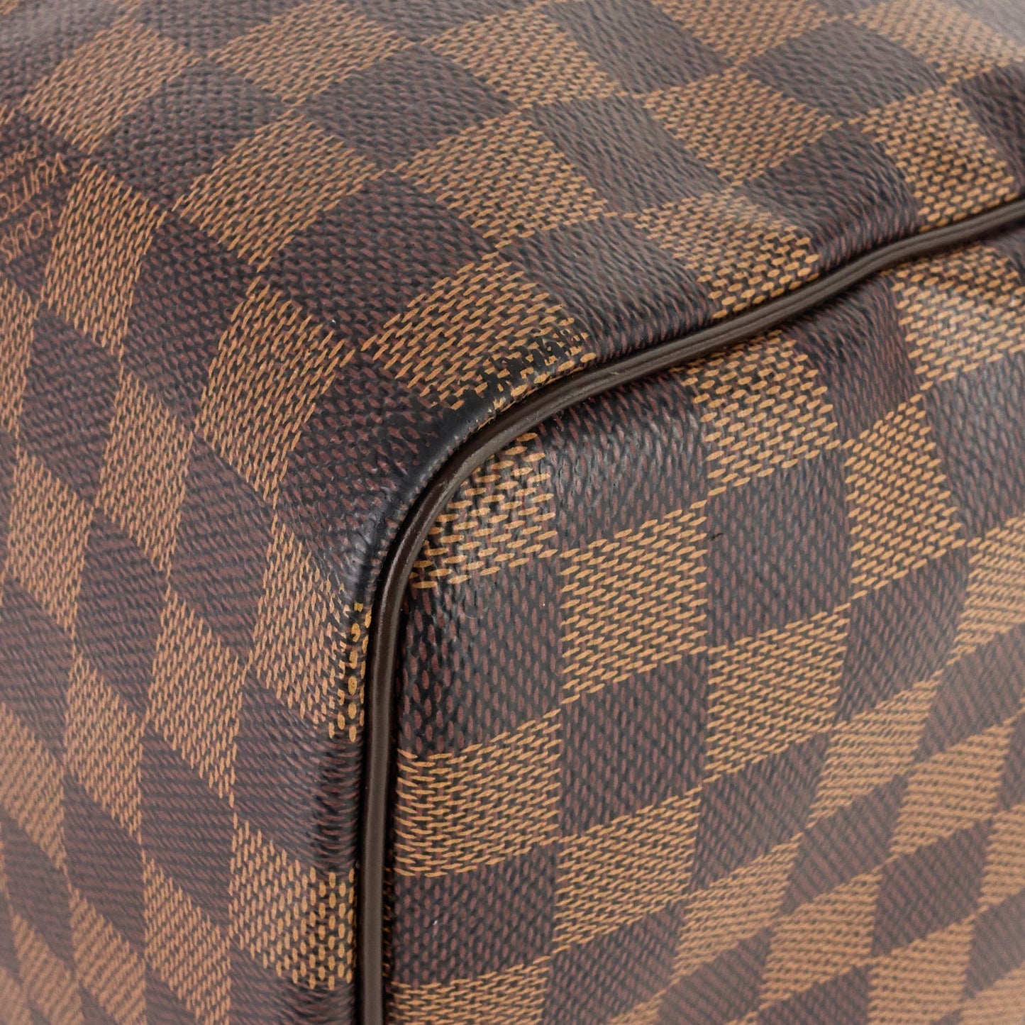 Louis Vuitto Speedy 30 Damier Ebene Canvas Bag