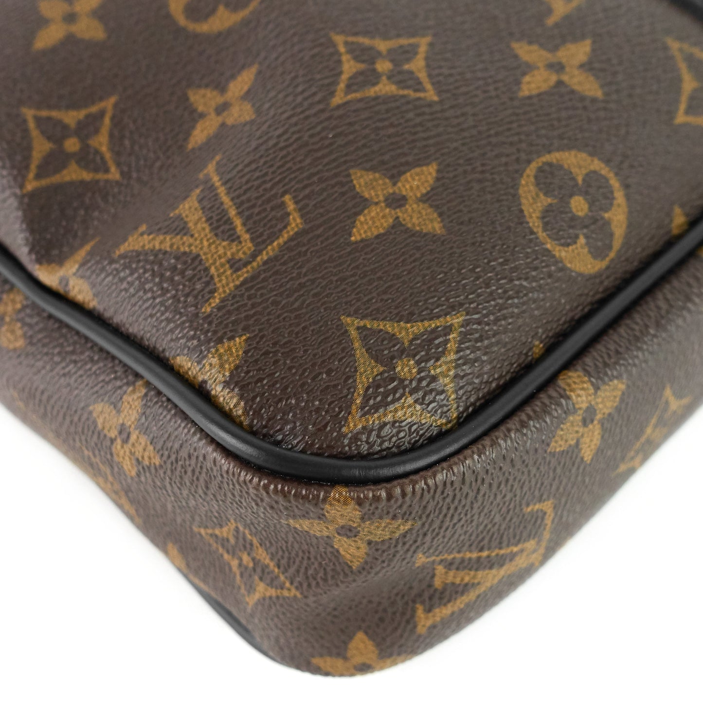 Louis Vuitto Porte-Documents Voyage PM Monogram Macassar Canvas Briefcase Bag