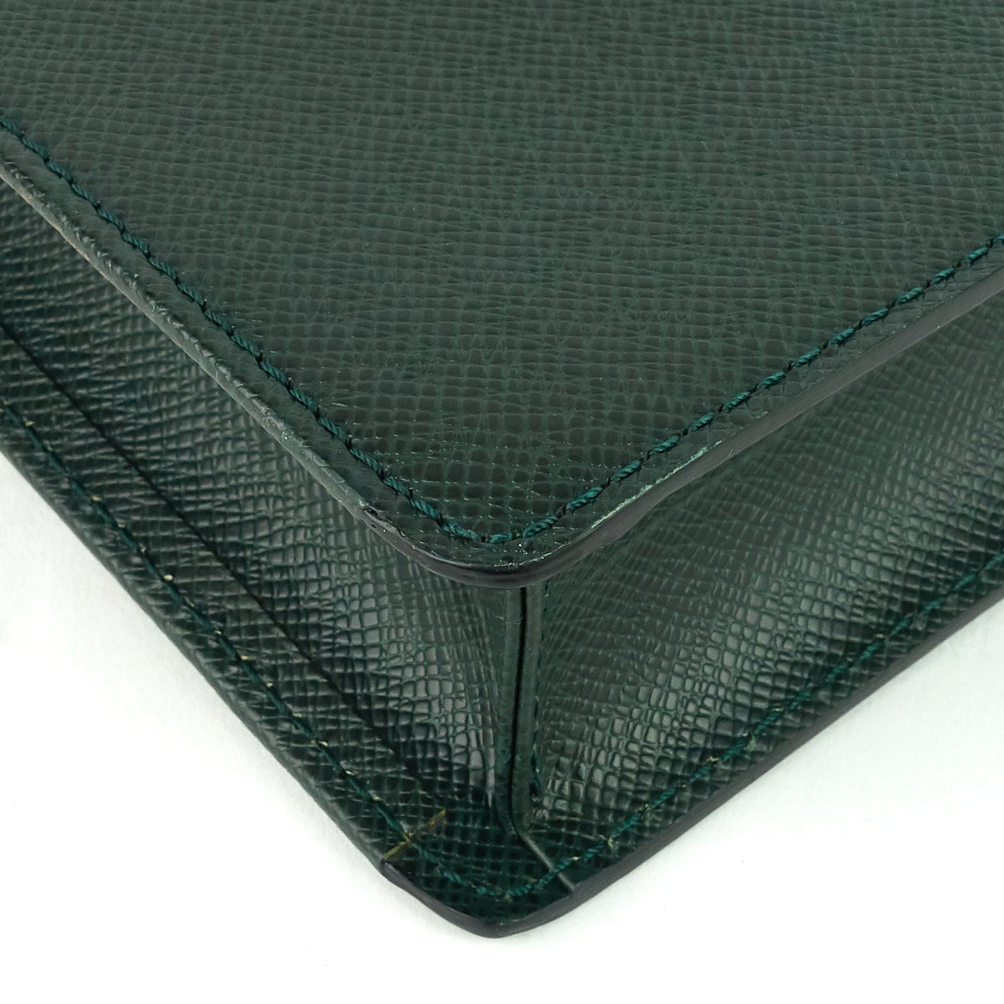Louis Vuitto Serviette Kourad Taiga Leather Briefcase Bag