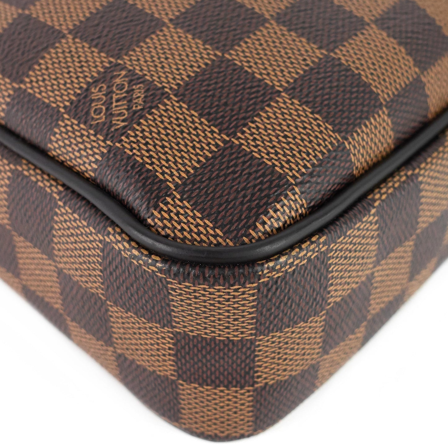 Louis Vuitto Porte-Documents Voyage PM Damier Ebene Canvas Briefcase Bag