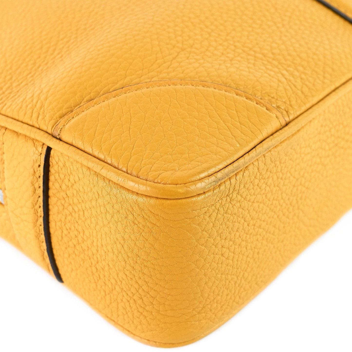 Louis Vuitto Porte-Documents Voyage PM Yellow Taurillon Leather Briefcase Bag