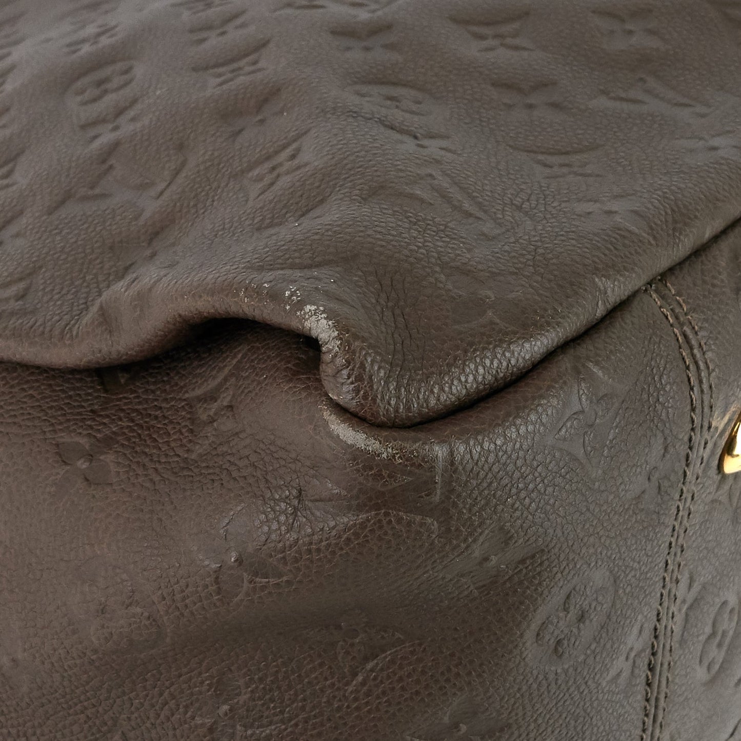 Louis Vuitto Artsy MM Monogram Empreinte Leather Bag