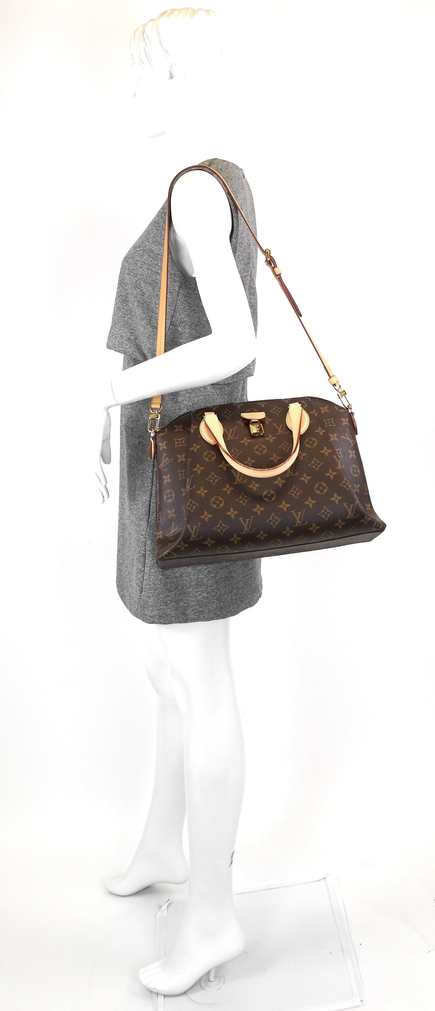Louis Vuitto Rivoli MM Monogram Canvas Bag