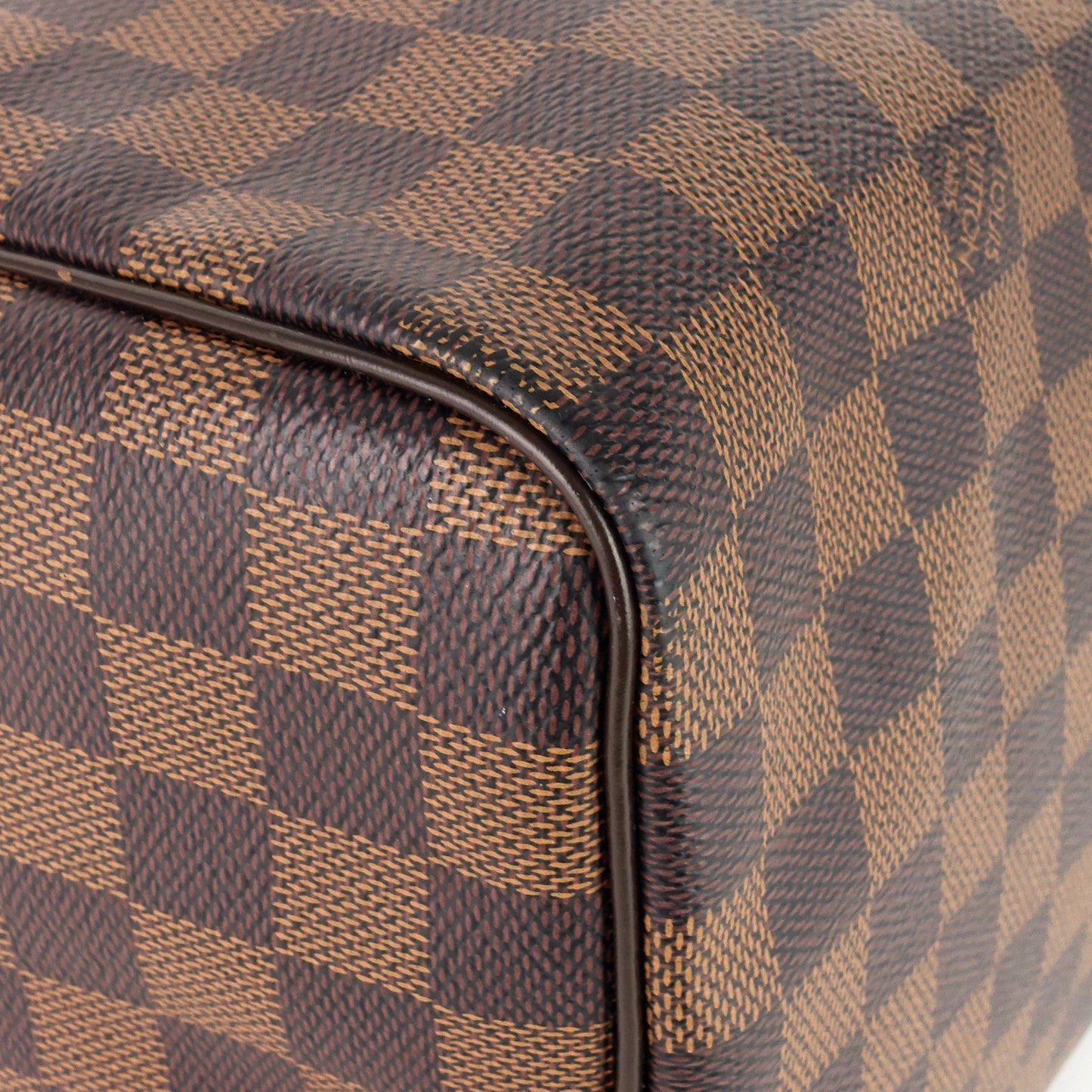 Louis Vuitto Speedy 30 Damier Ebene Canvas Bag
