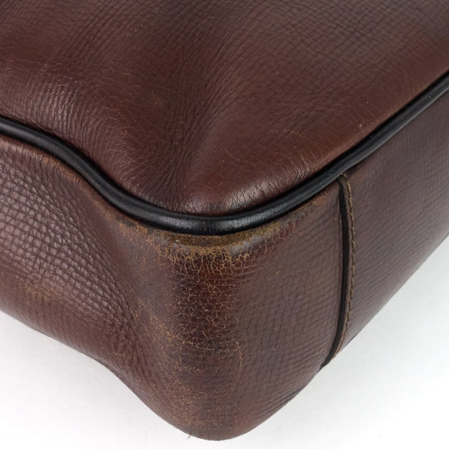 Louis Vuitto Utah Huron Leather Work Bag