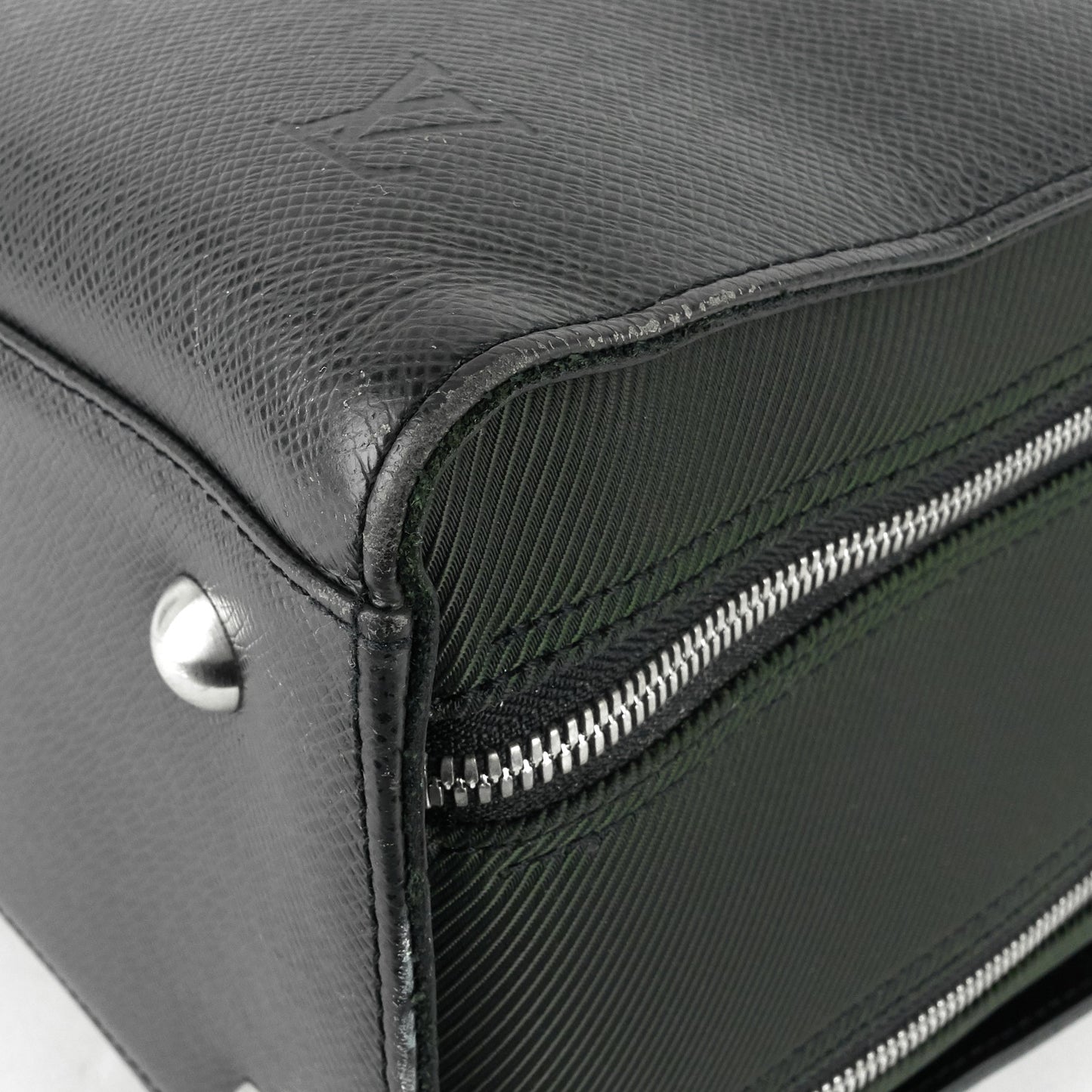 Louis Vuitto Nevski Taiga Leather Briefcase Bag