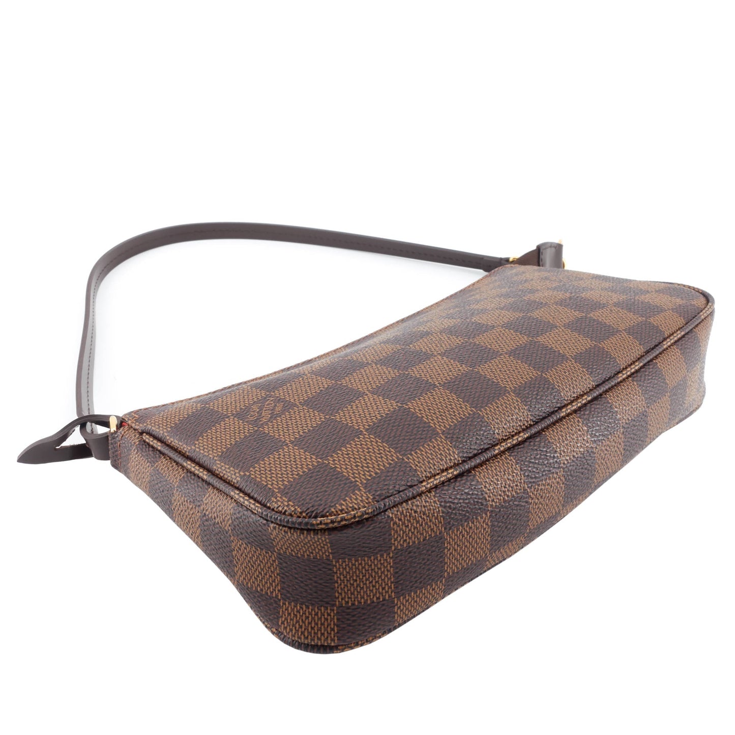 Louis Vuitto Pochette Accessoires Damier Ebene Canvas Bag