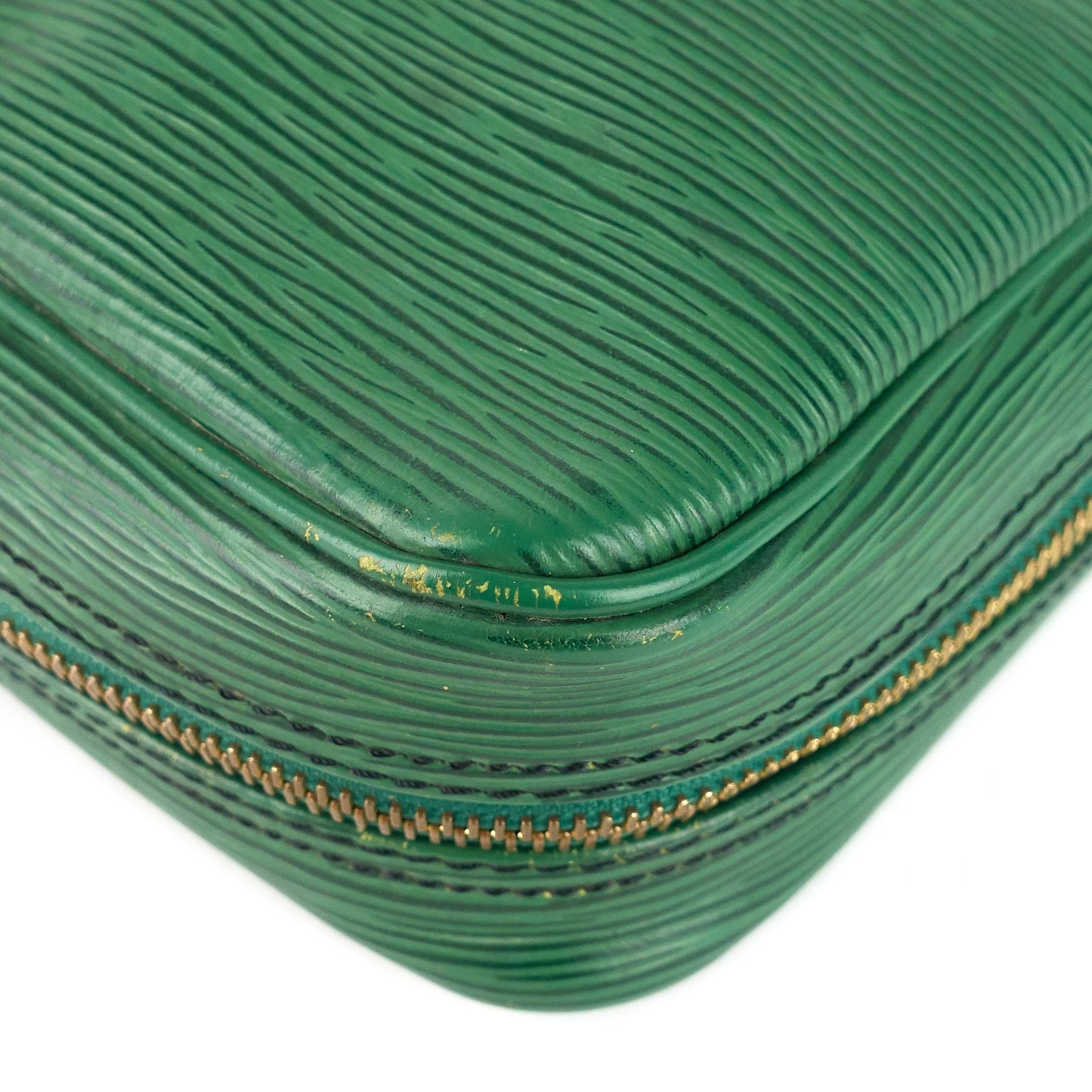 Louis Vuitto Porte-Documents Voyage Green Epi Leather Briefcase Bag