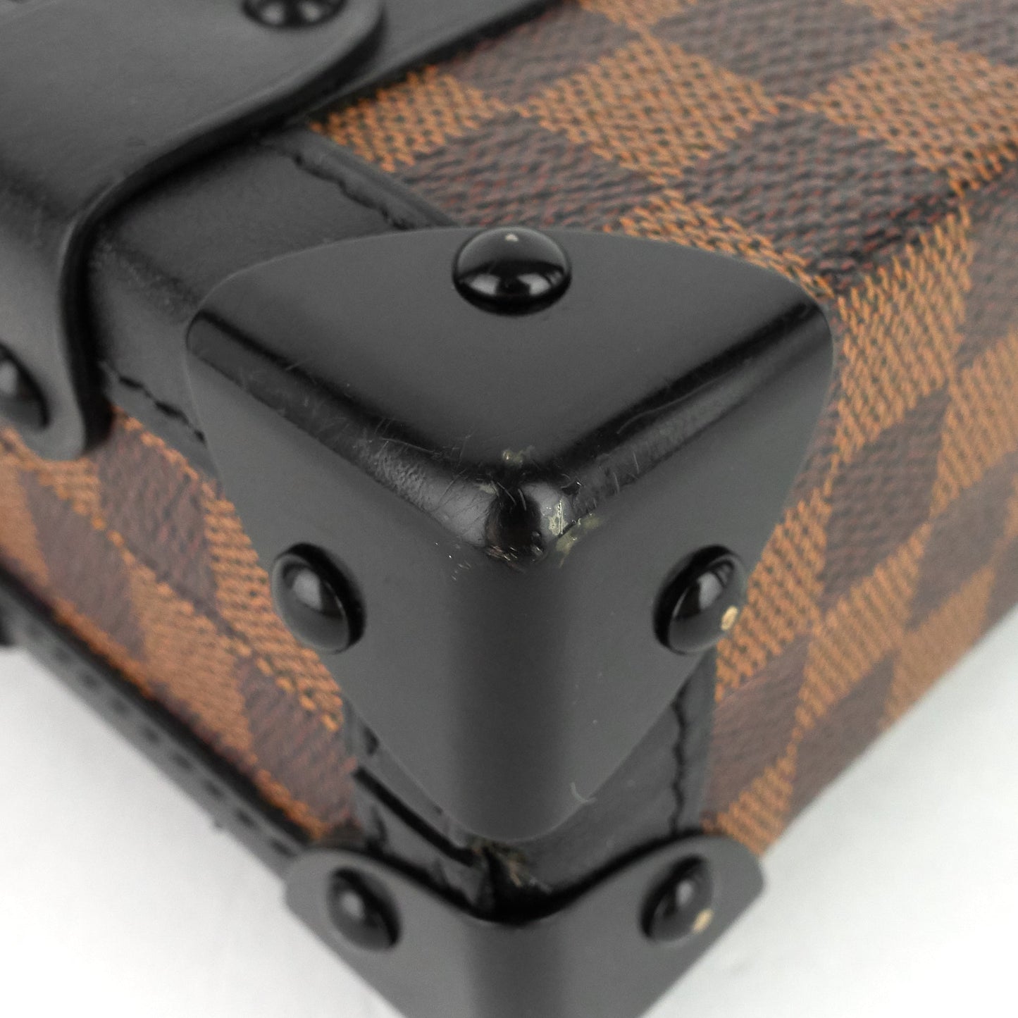 Louis Vuitto Petite Malle Damier Ebene Cavas Bag