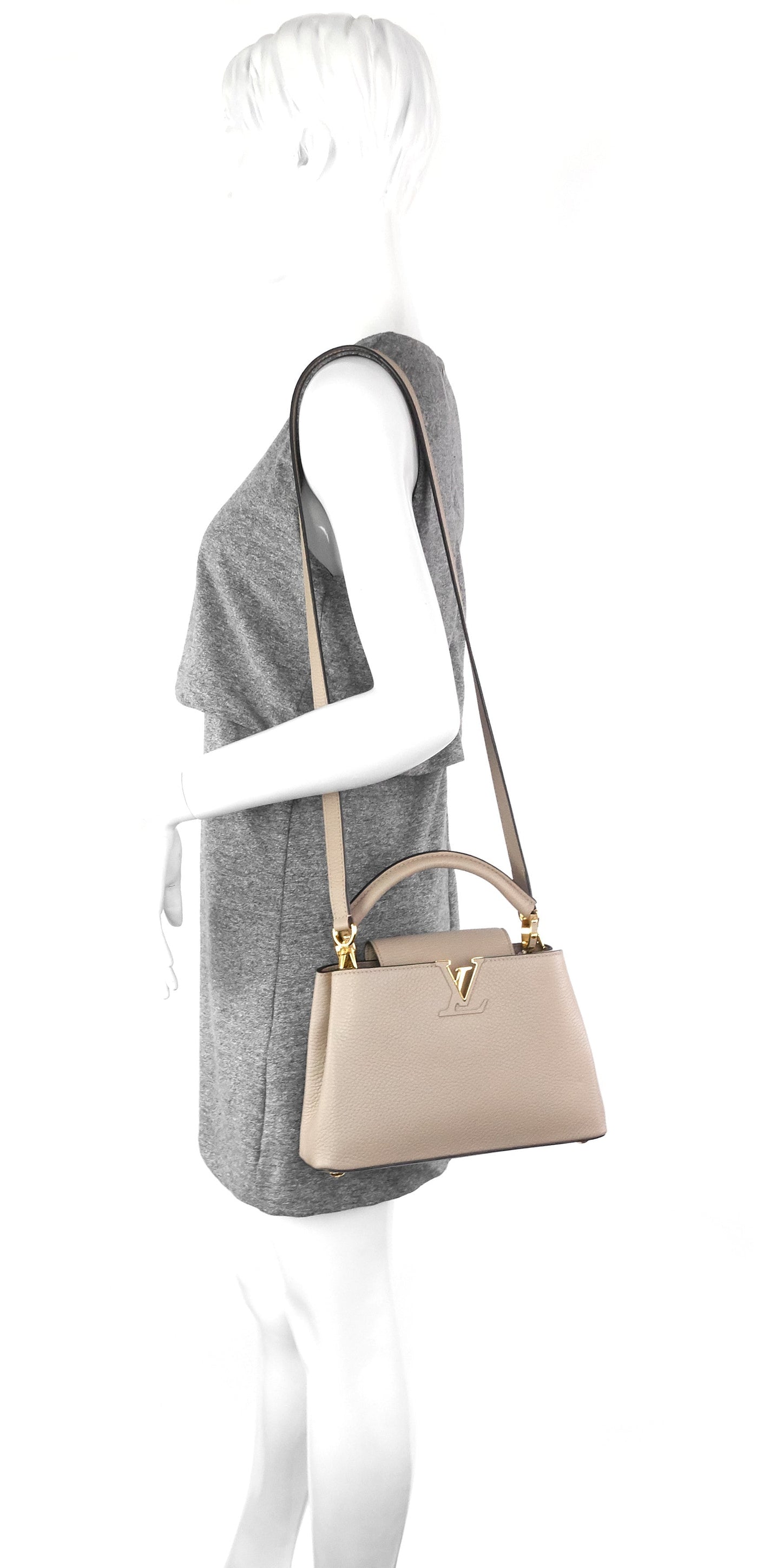 Louis Vuitto Capucines BB Taurillon Leather Bag
