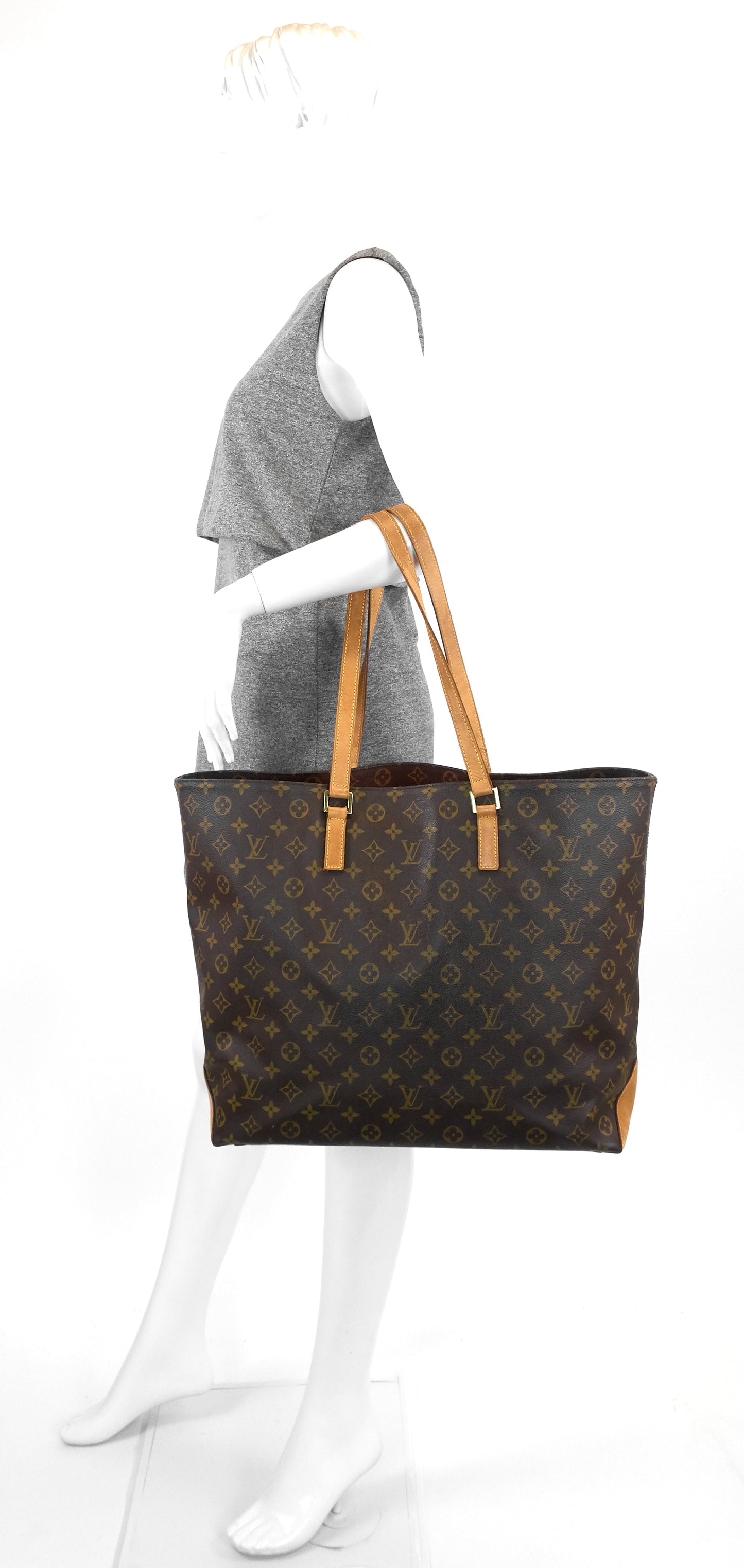 Louis Vuitto Cabas Alto Monogram Canvas Tote Bag