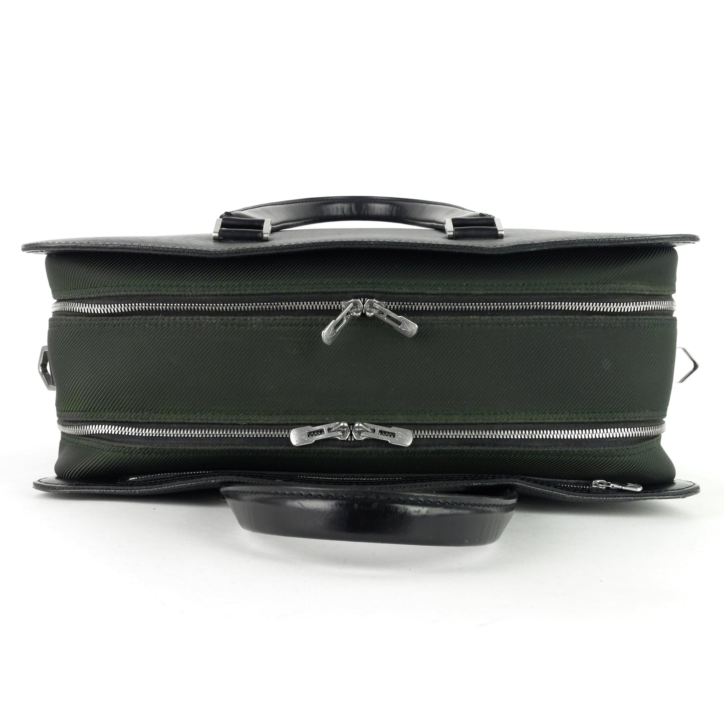 Louis Vuitto Nevski Taiga Leather Briefcase Bag