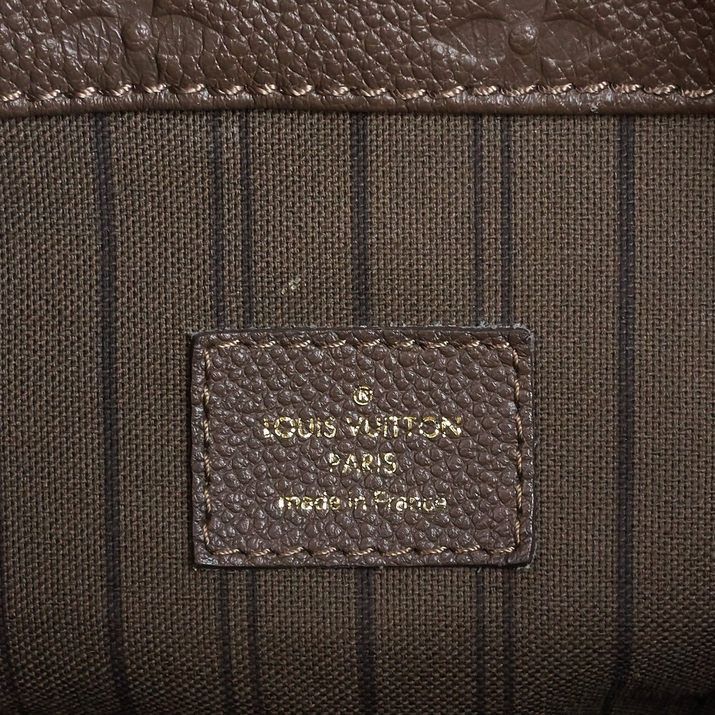 Louis Vuitto Artsy MM Monogram Empreinte Leather Handbag