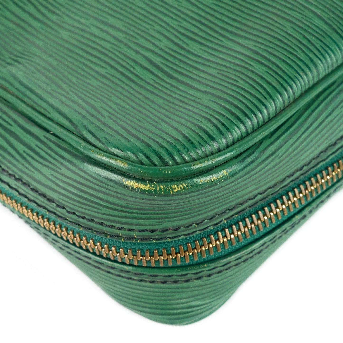 Louis Vuitto Porte-Documents Voyage Green Epi Leather Briefcase Bag