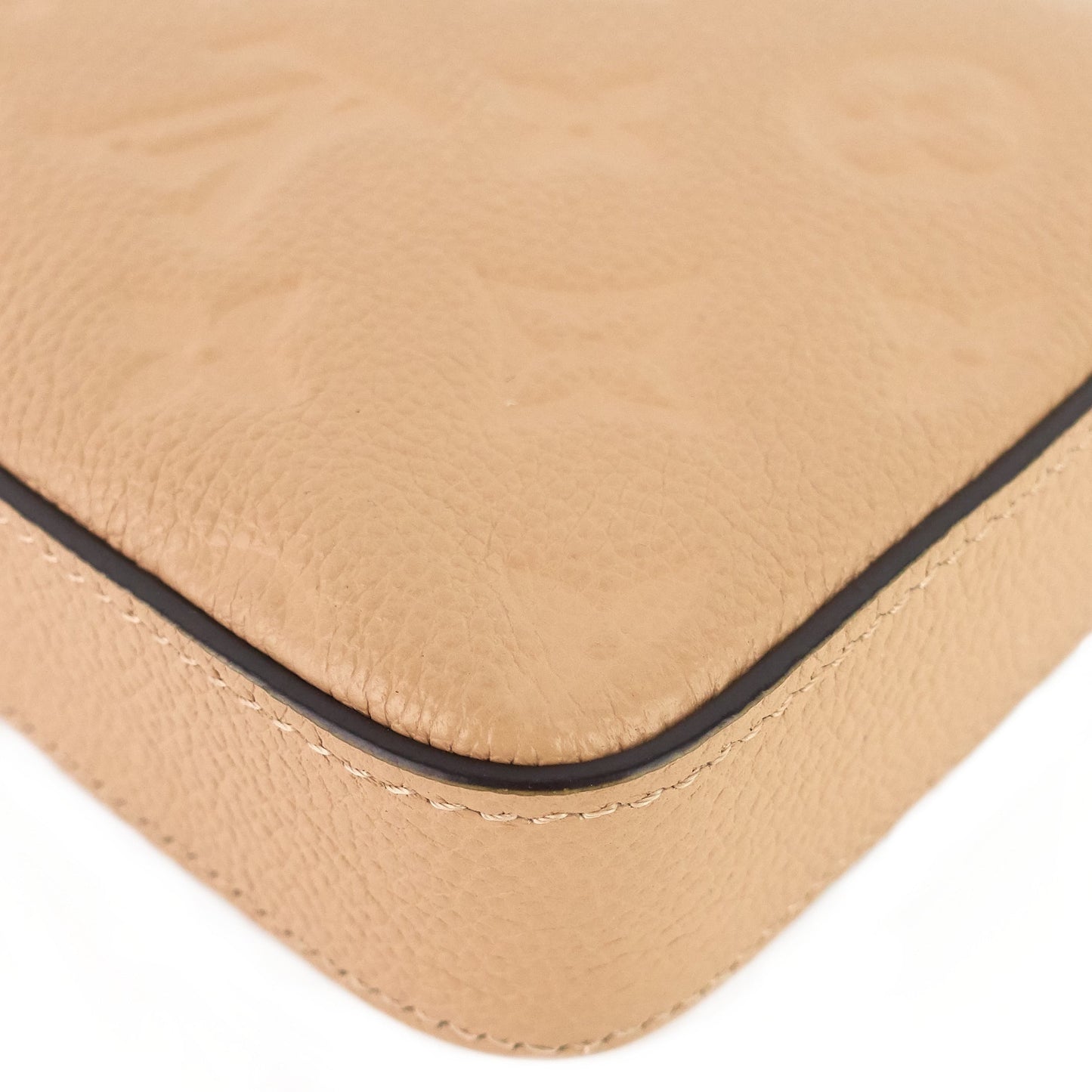 Louis Vuitto Pochette FÃ©licie Monogram Empreinte Leather Chain Wallet Bag