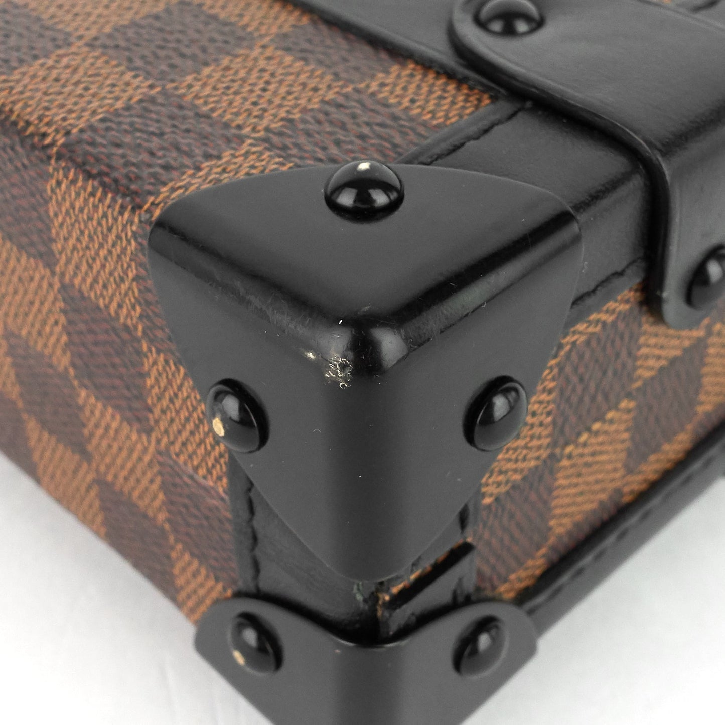 Louis Vuitto Petite Malle Damier Ebene Cavas Bag