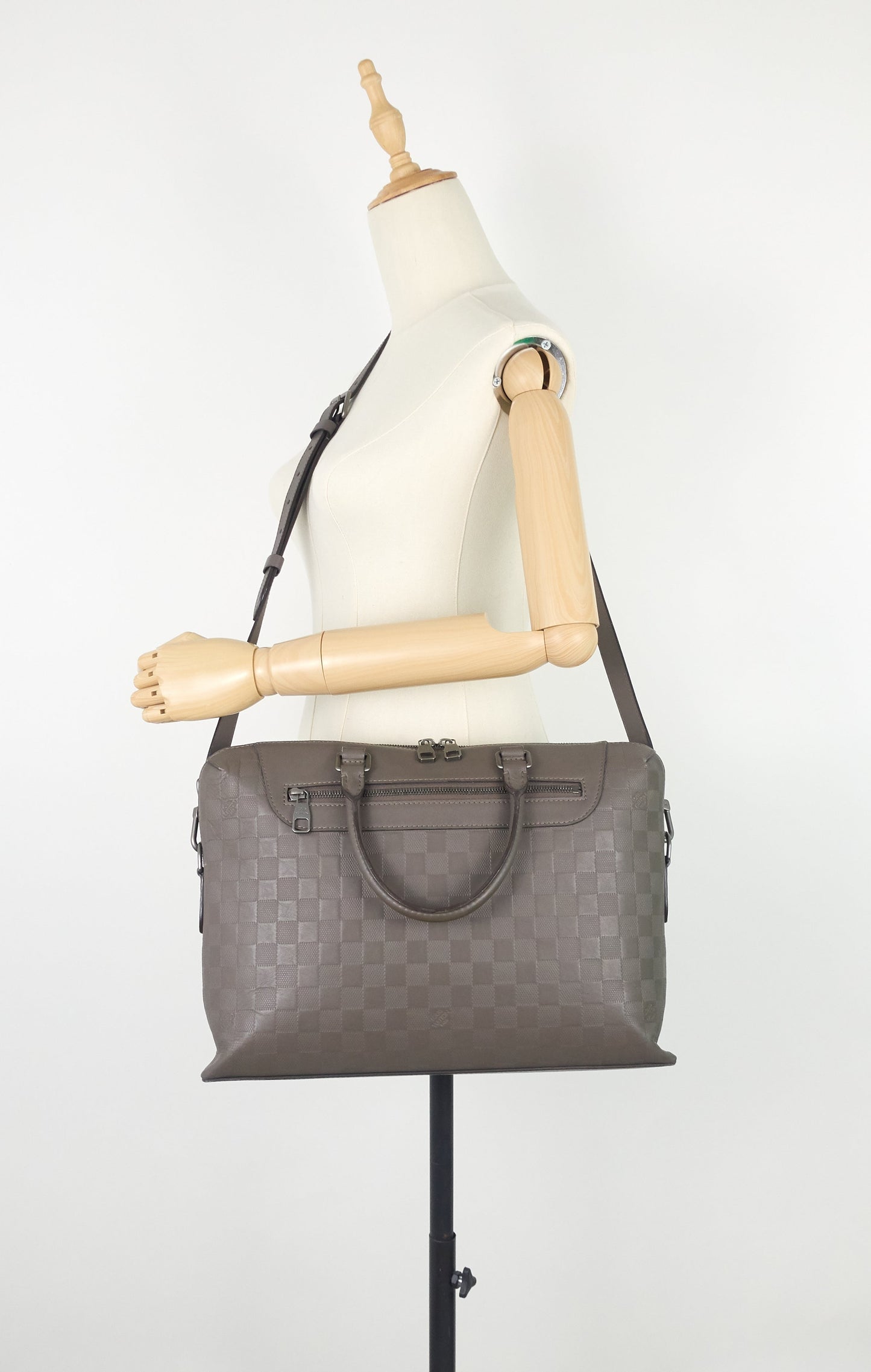Louis Vuitto Porte-Documents Jour NM Damier Infini Leather Briefcase Bag