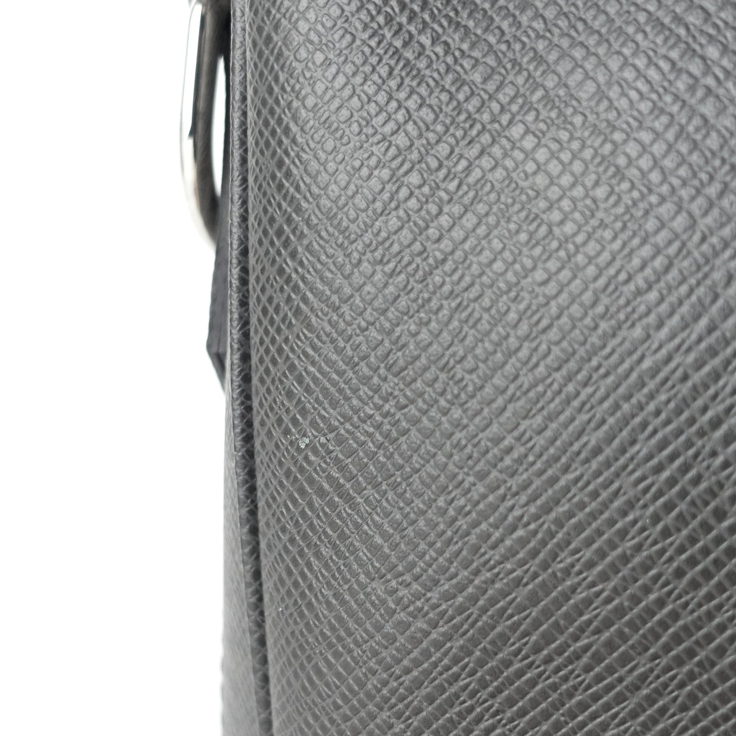 Louis Vuitto Porte-Document Voyage Ardoise Leather Briefcase Bag