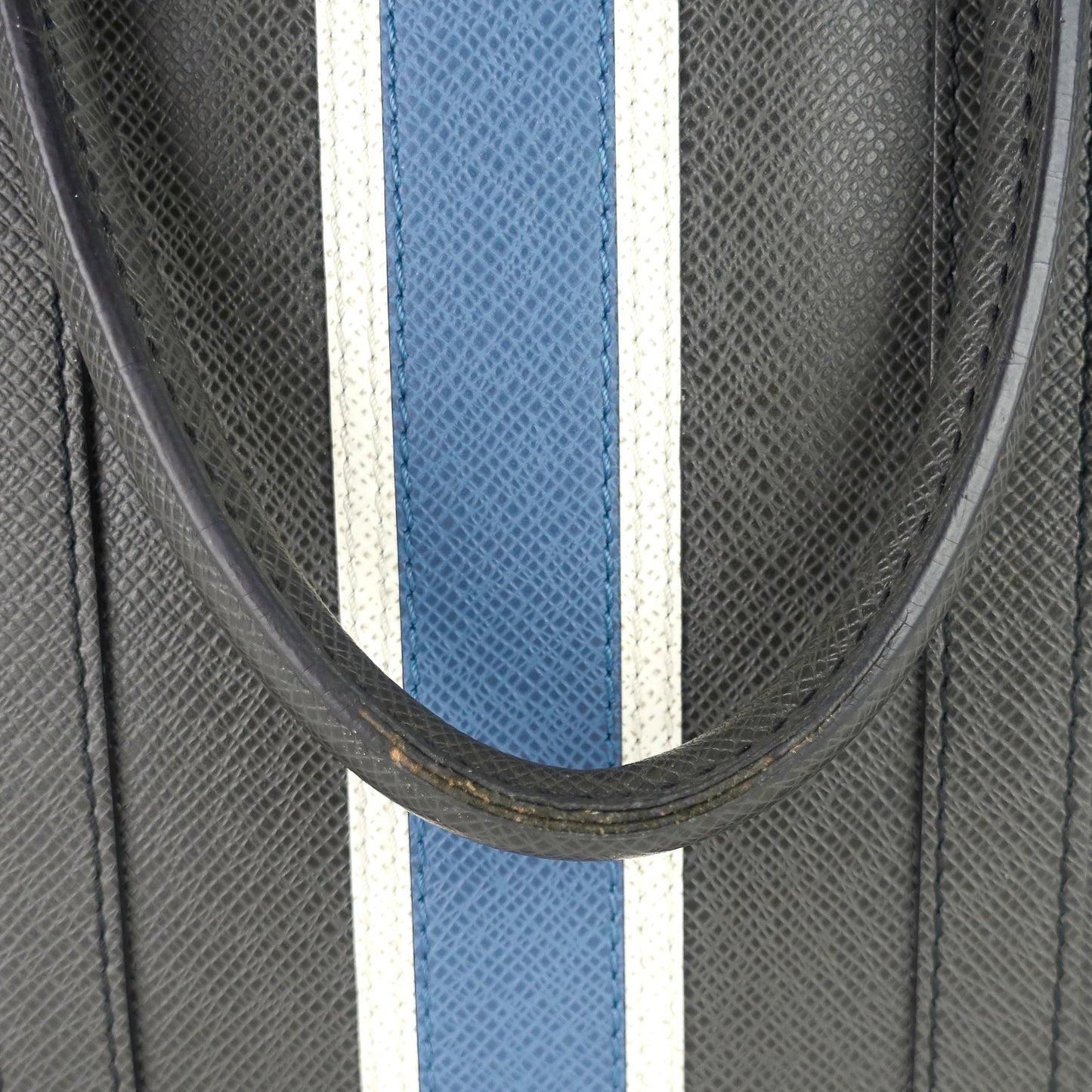 Louis Vuitto Porte-Document Voyage Ardoise Leather Briefcase Bag